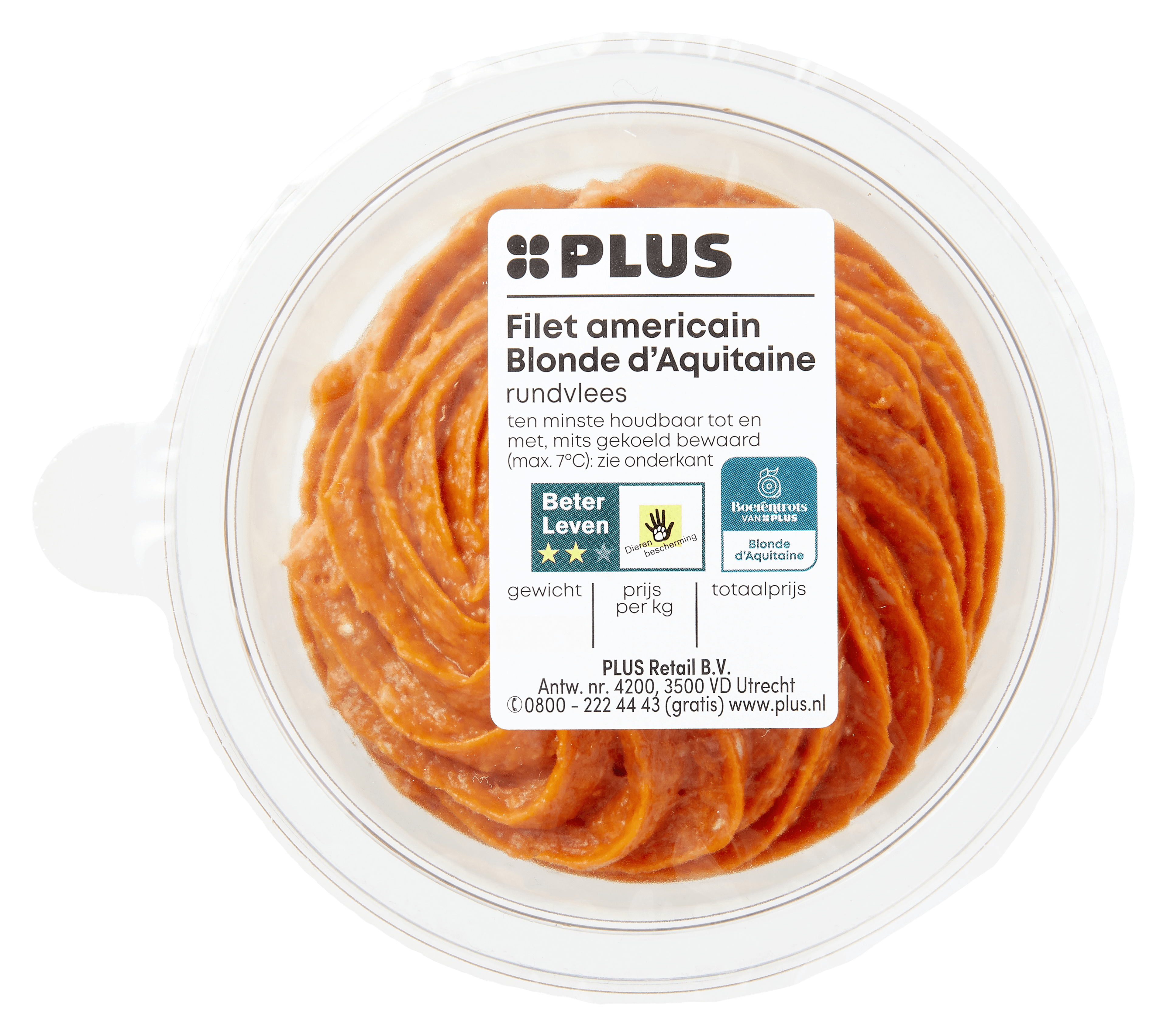 PLUS Filet americain Blonde d'Aquitaine