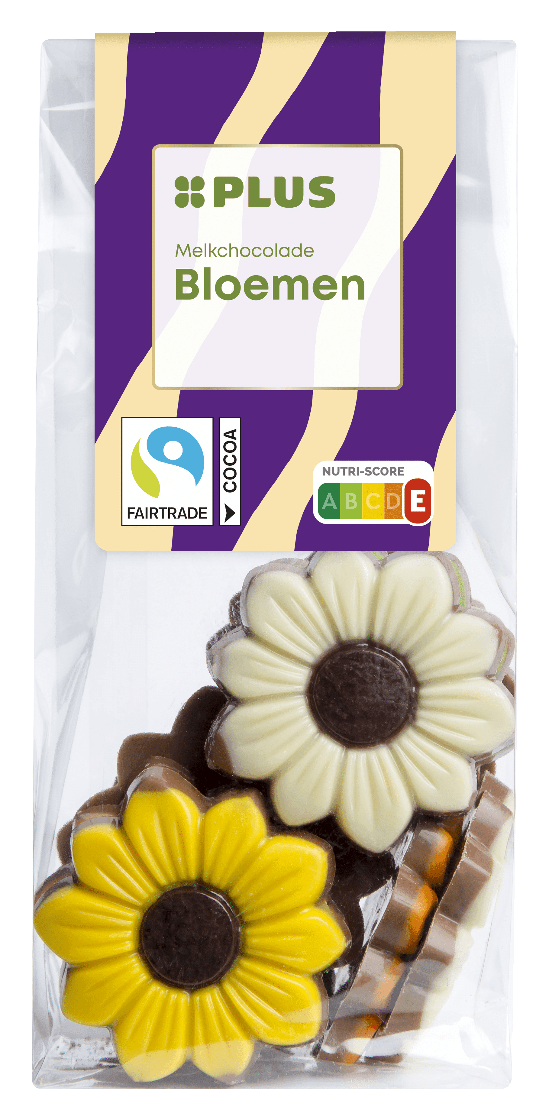 PLUS Chocoladefiguren bloemen melk