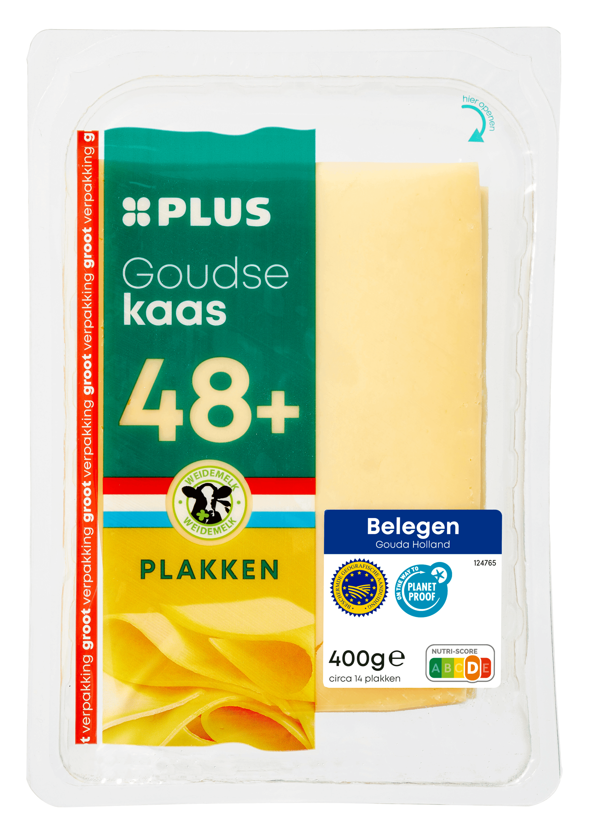 PLUS Goudse belegen 48+ plakken