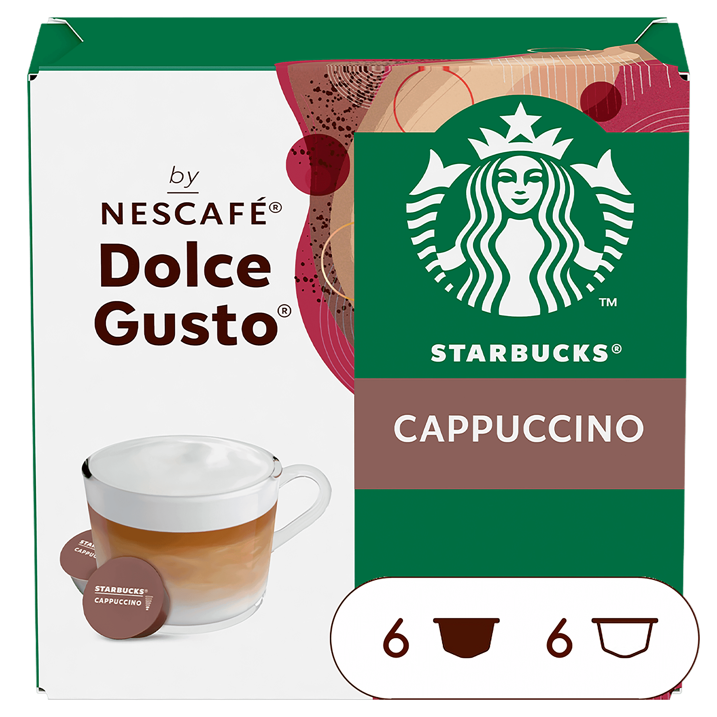 Starbucks Dolce gusto koffiecups cappuccino
