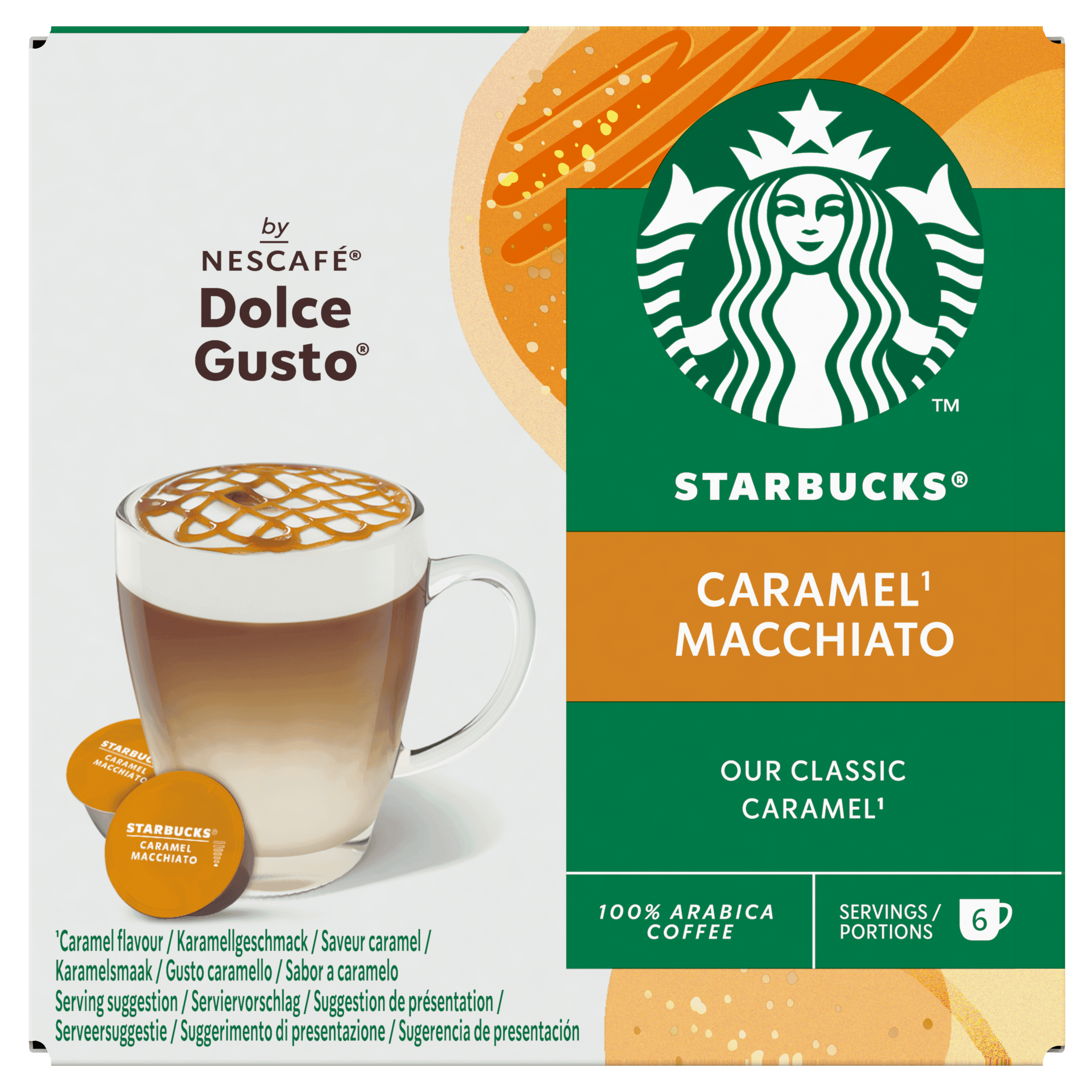 Starbucks Dolce gusto koffiecups caramel