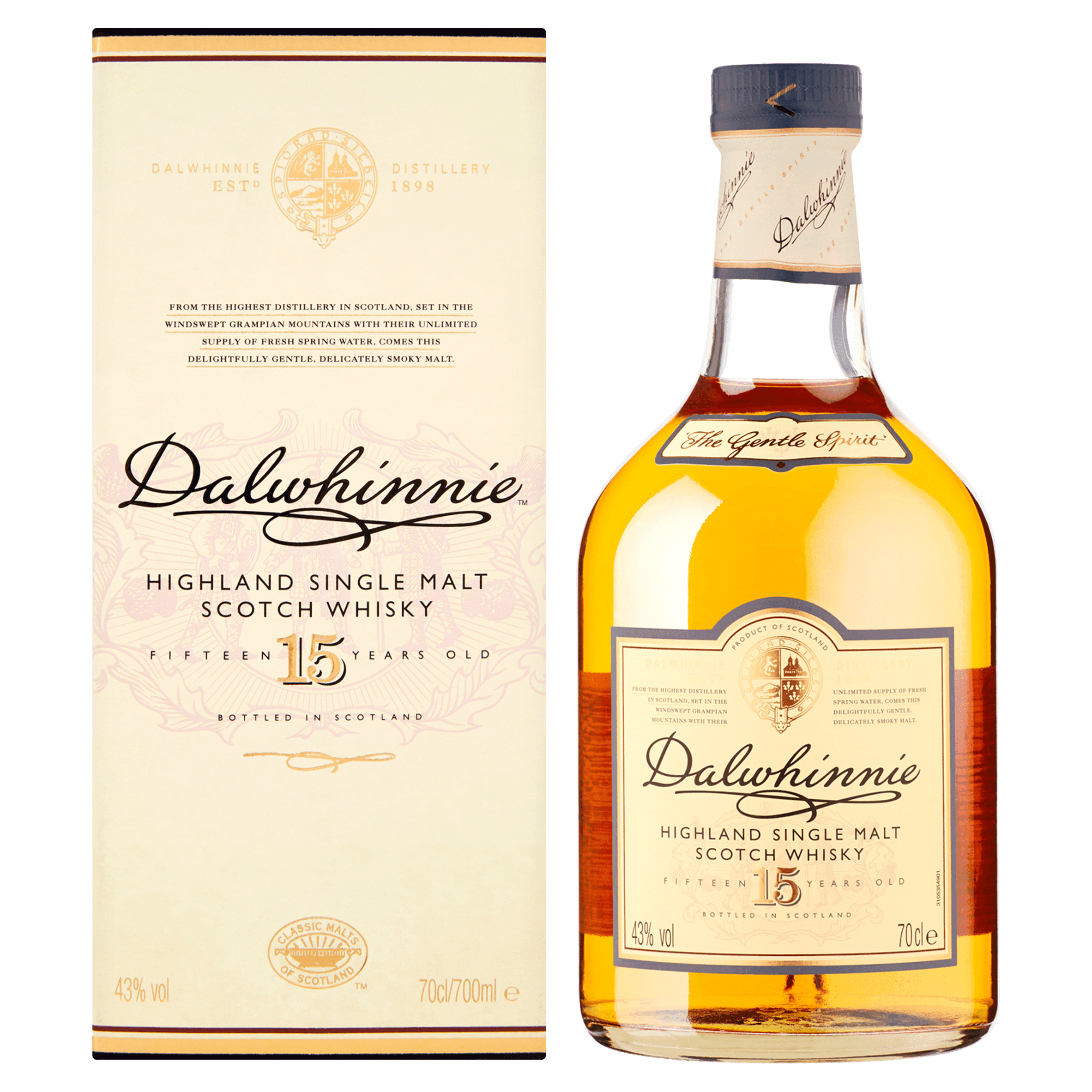 Dalwhinnie Whisky 15Yo