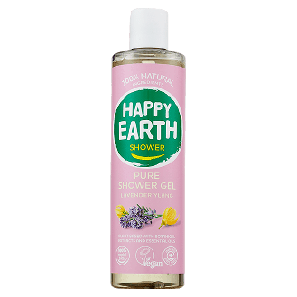 Happy Earth 100% Natuurlijke Douchegel Lavender