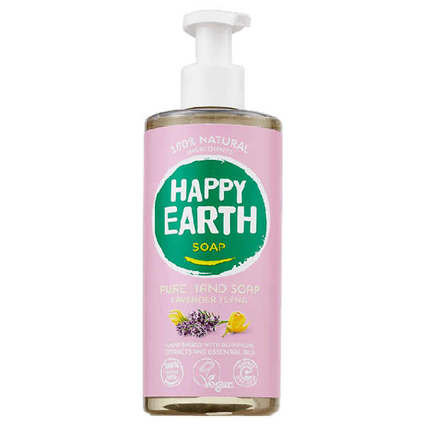 Happy Earth 100% Natuurlijke Handzeep Lavender