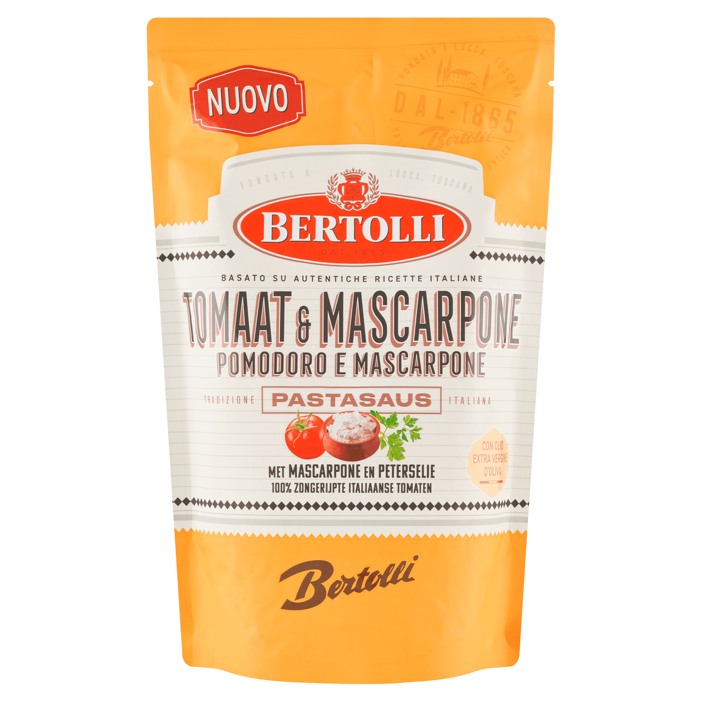 Bertolli Pastasaus in zak Tomaat Mascarpone