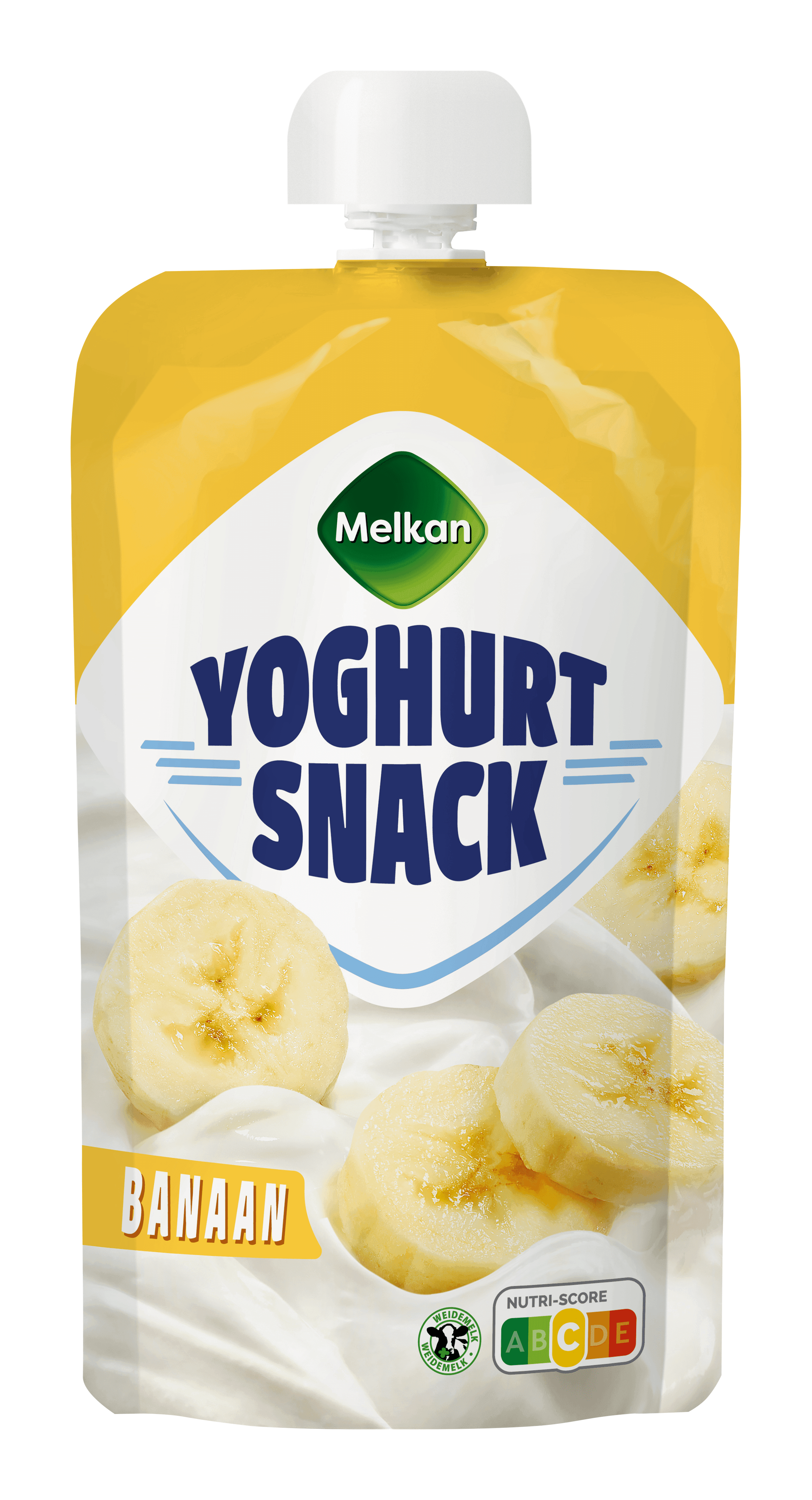 Melkan Yoghurt snack banaan