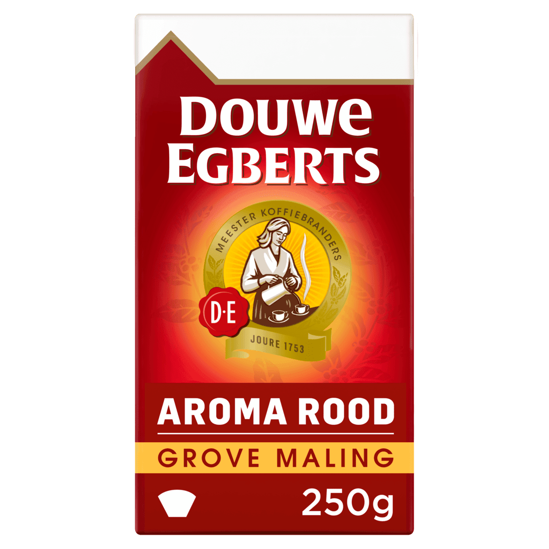 Douwe Egberts Aroma rood grove maling filterkoffie