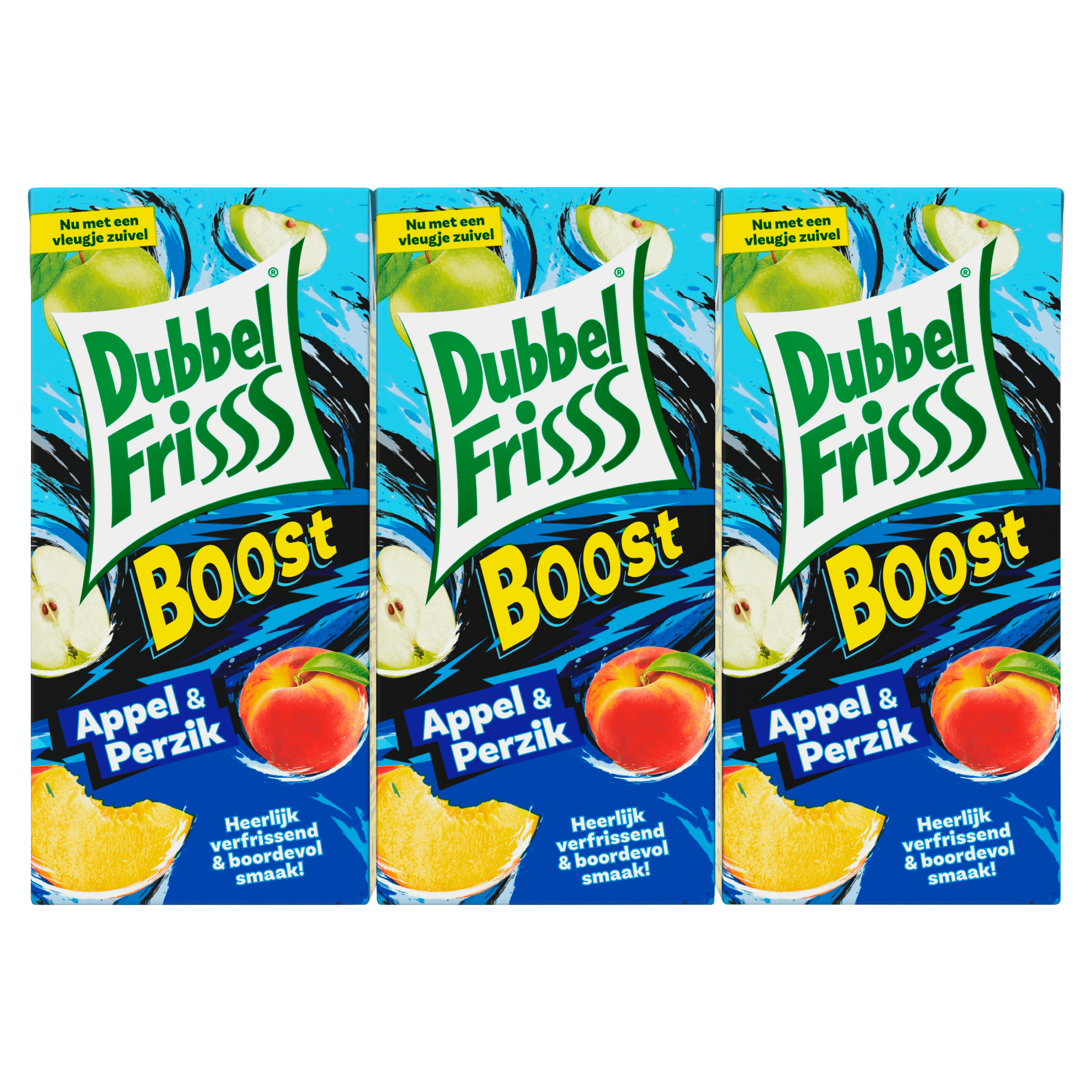 Dubbelfrisss Boost appel & perzik