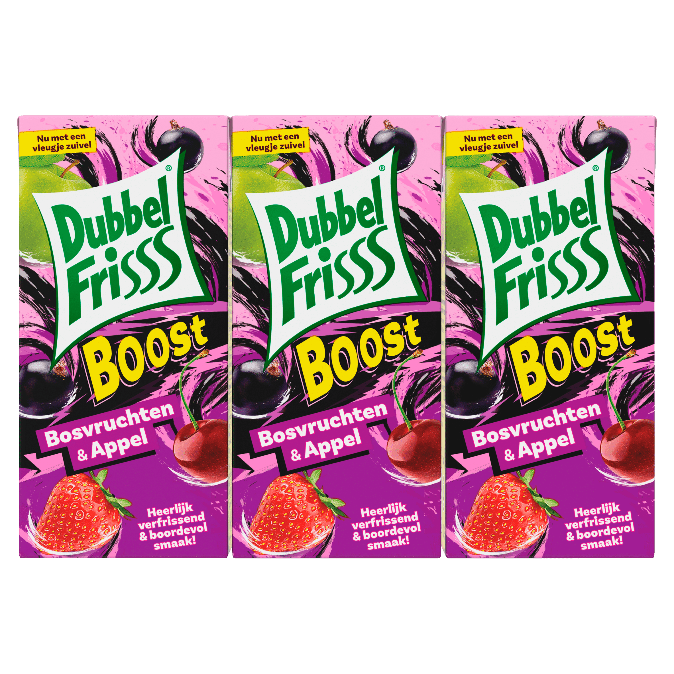 Dubbelfrisss Boost bosvruchten & appel