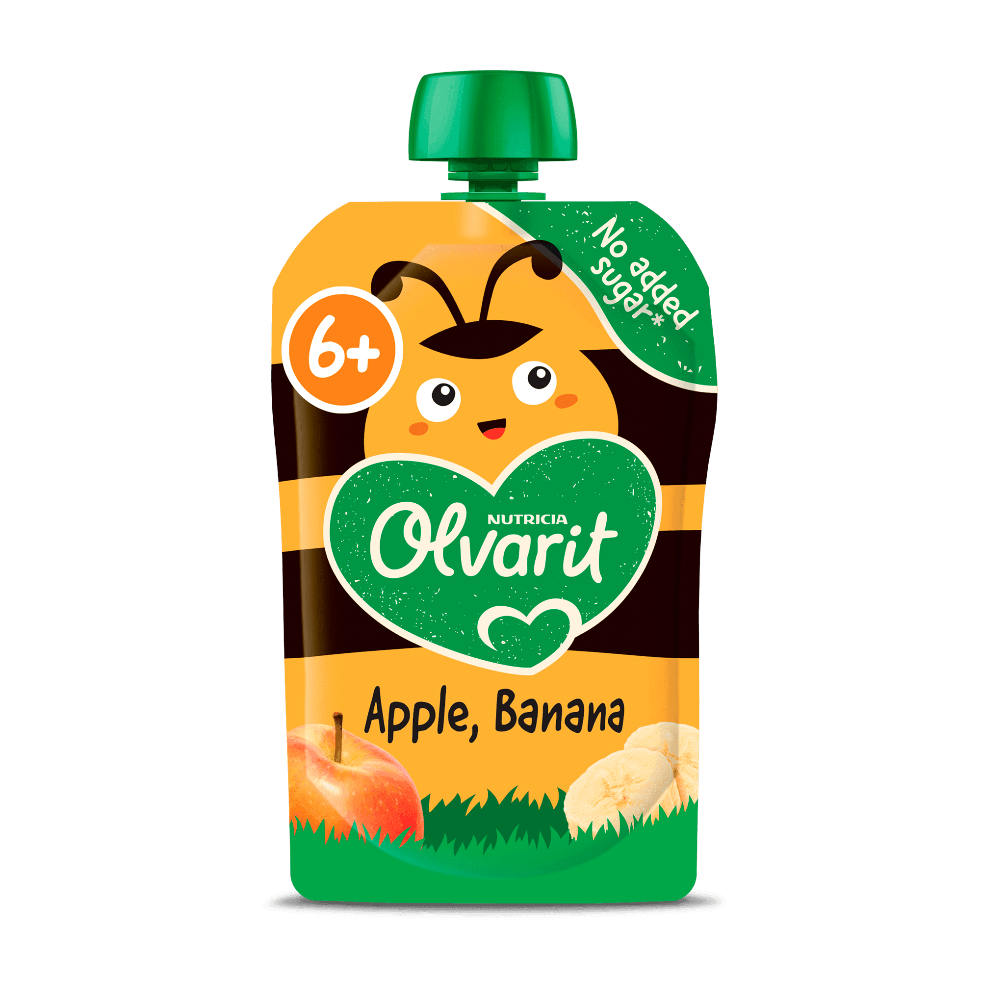 Olvarit 6+mnd Knijpfruit Appel Banaan
