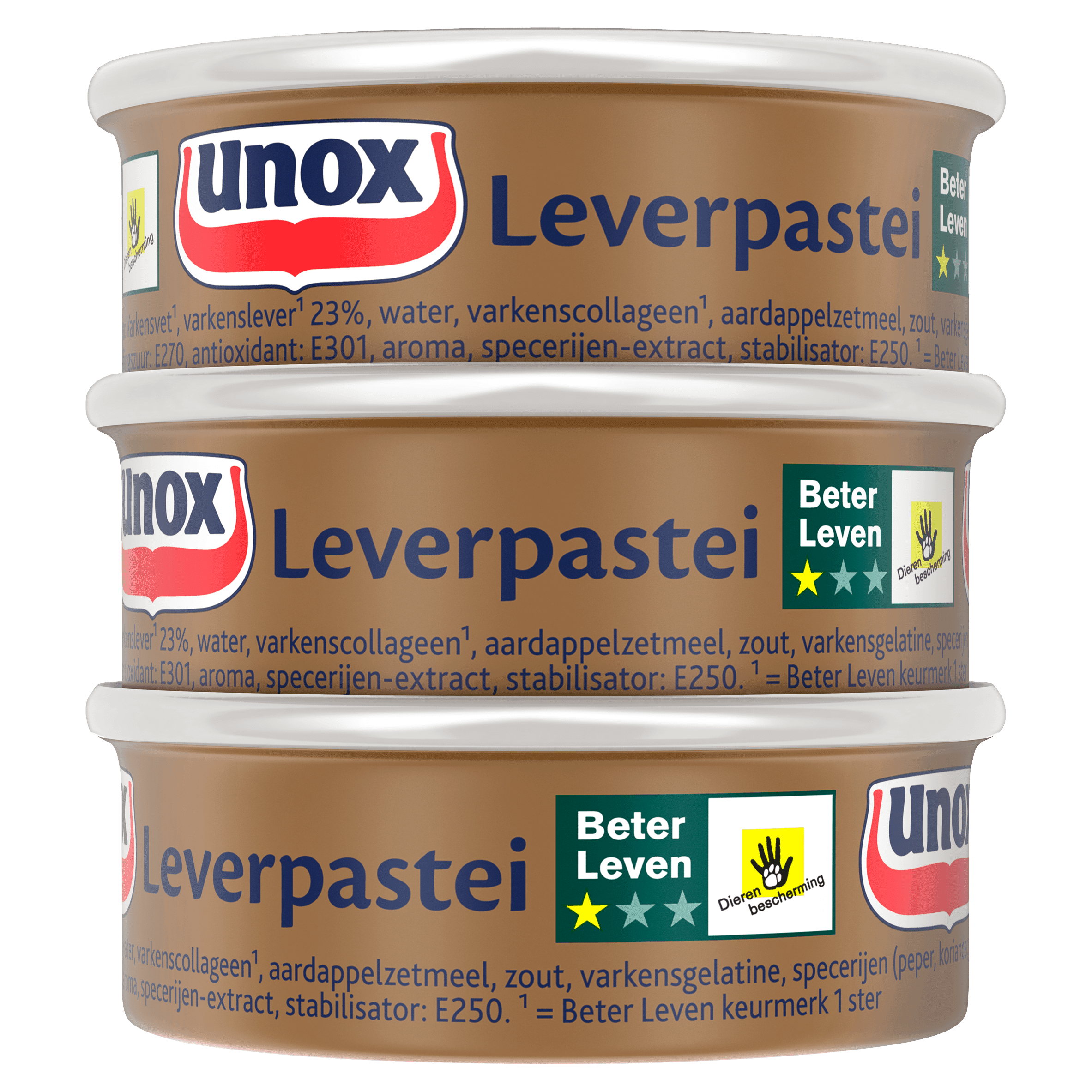 Unox Leverpastei 3-pack