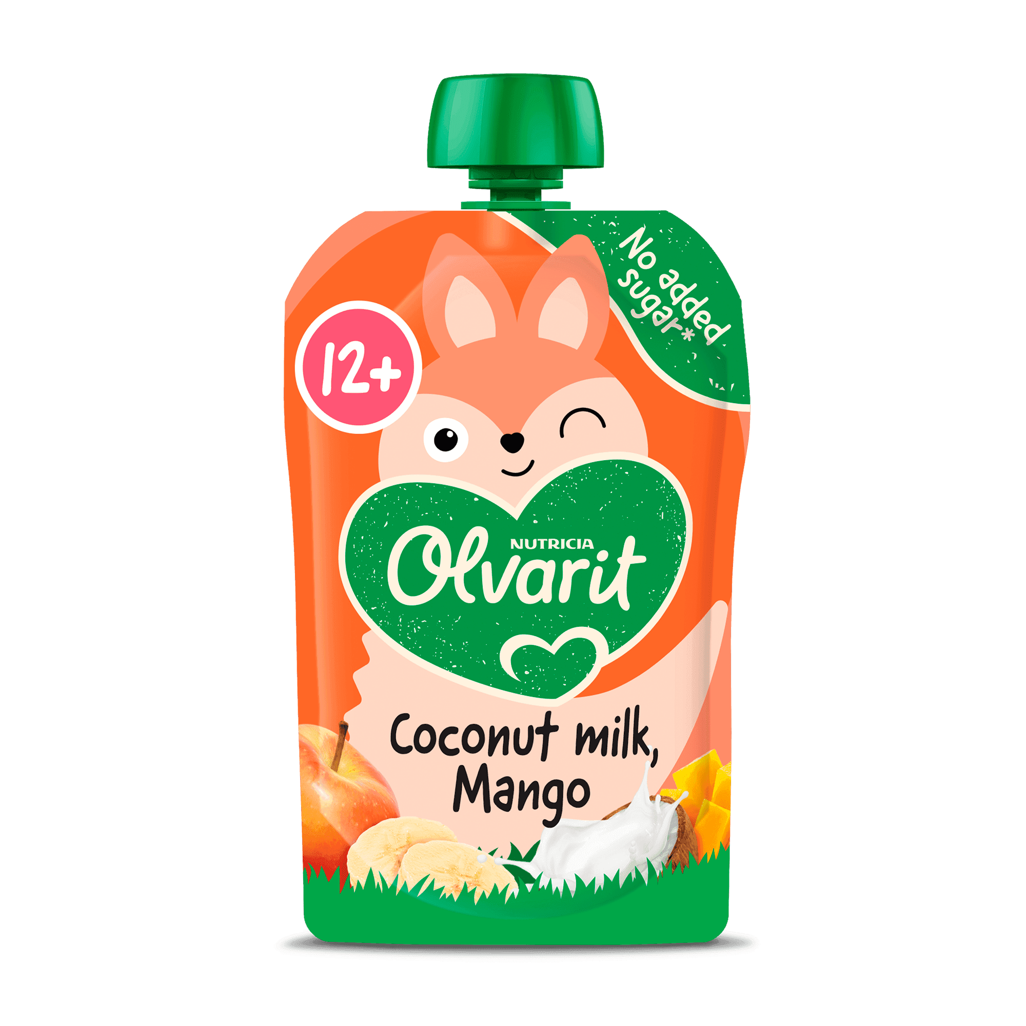 Olvarit 12+mnd Knijpfruit Kokosmelk Mango