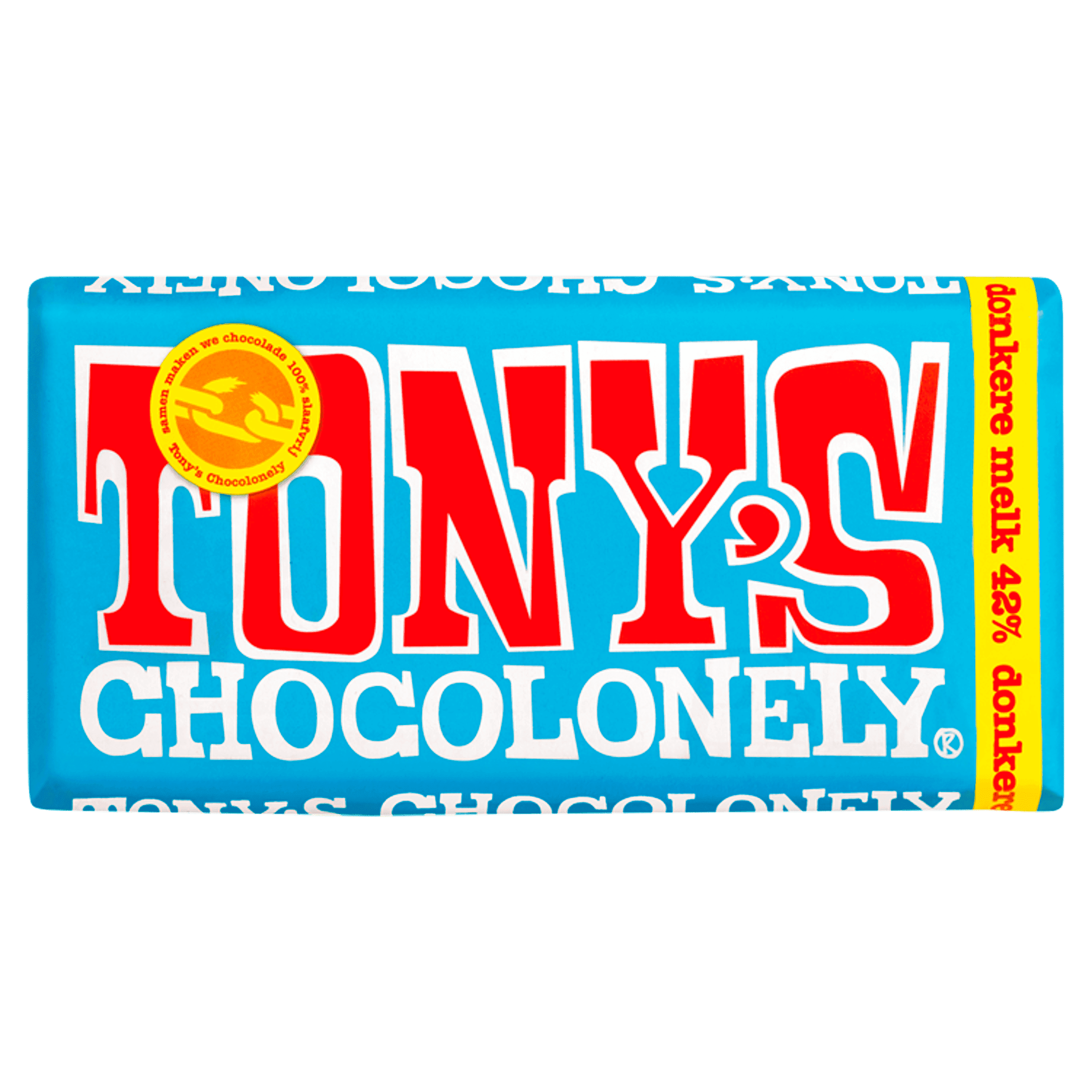 Tony's Chocolonely Chocoladereep Donkere Melk Fairtrade