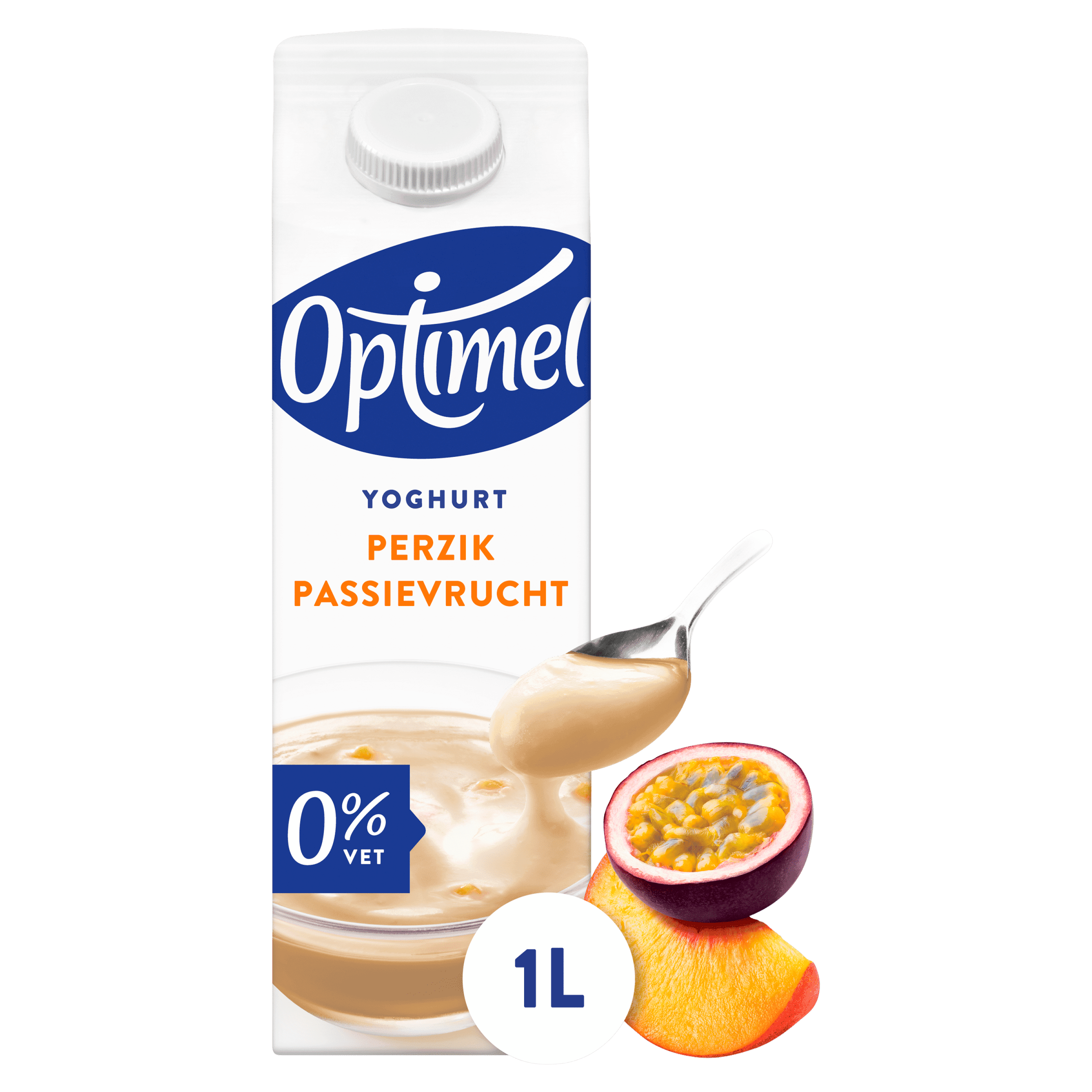 Optimel Yoghurt perzik 0% vet