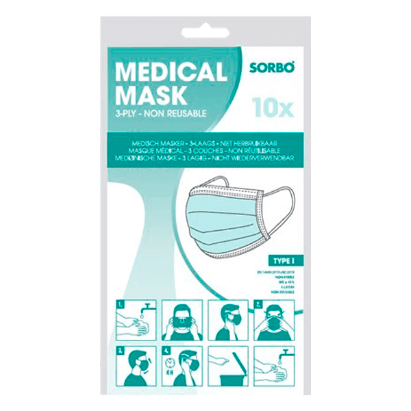 Neutraal Disposable mondmasker