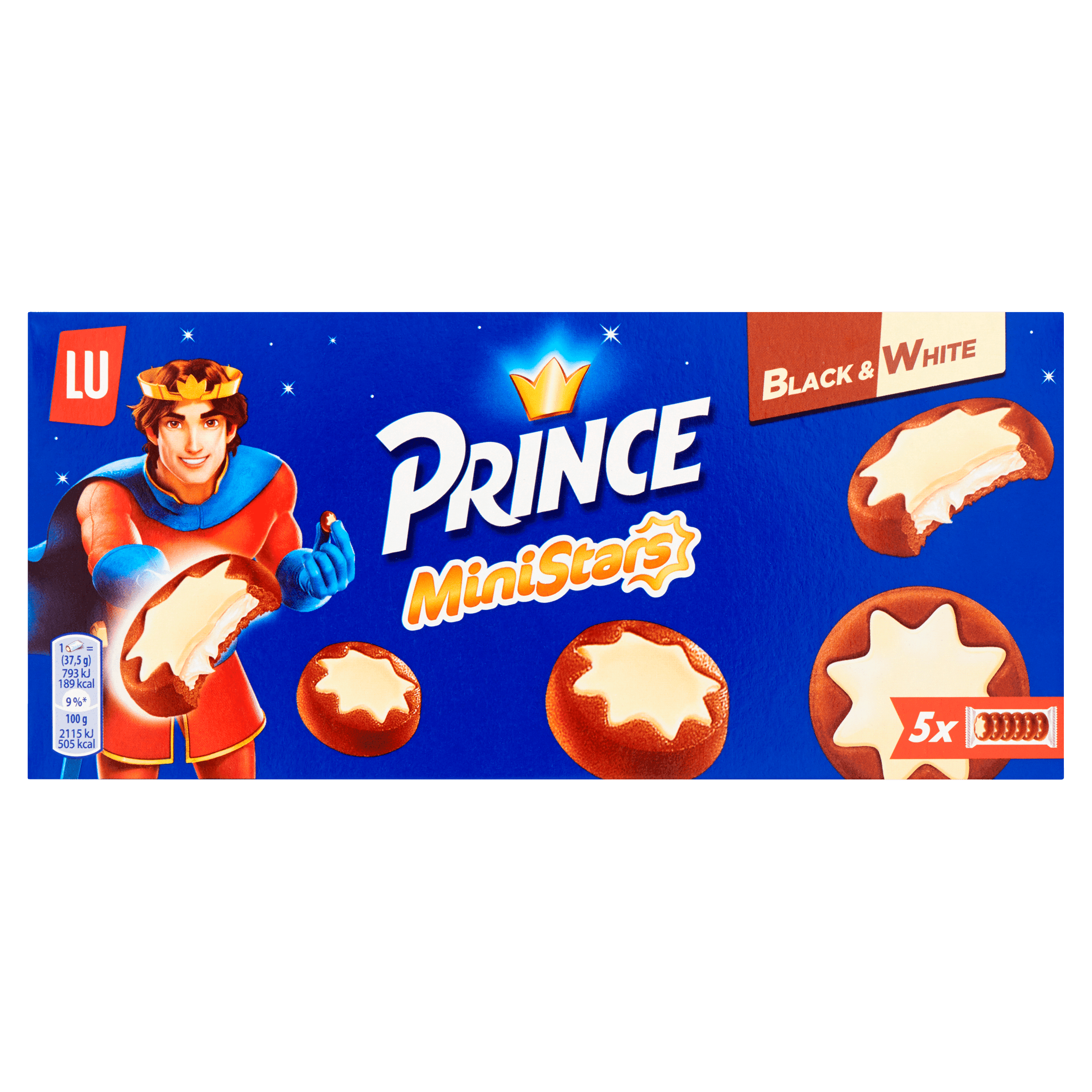 Lu Prince MiniStars Koekjes Black & White