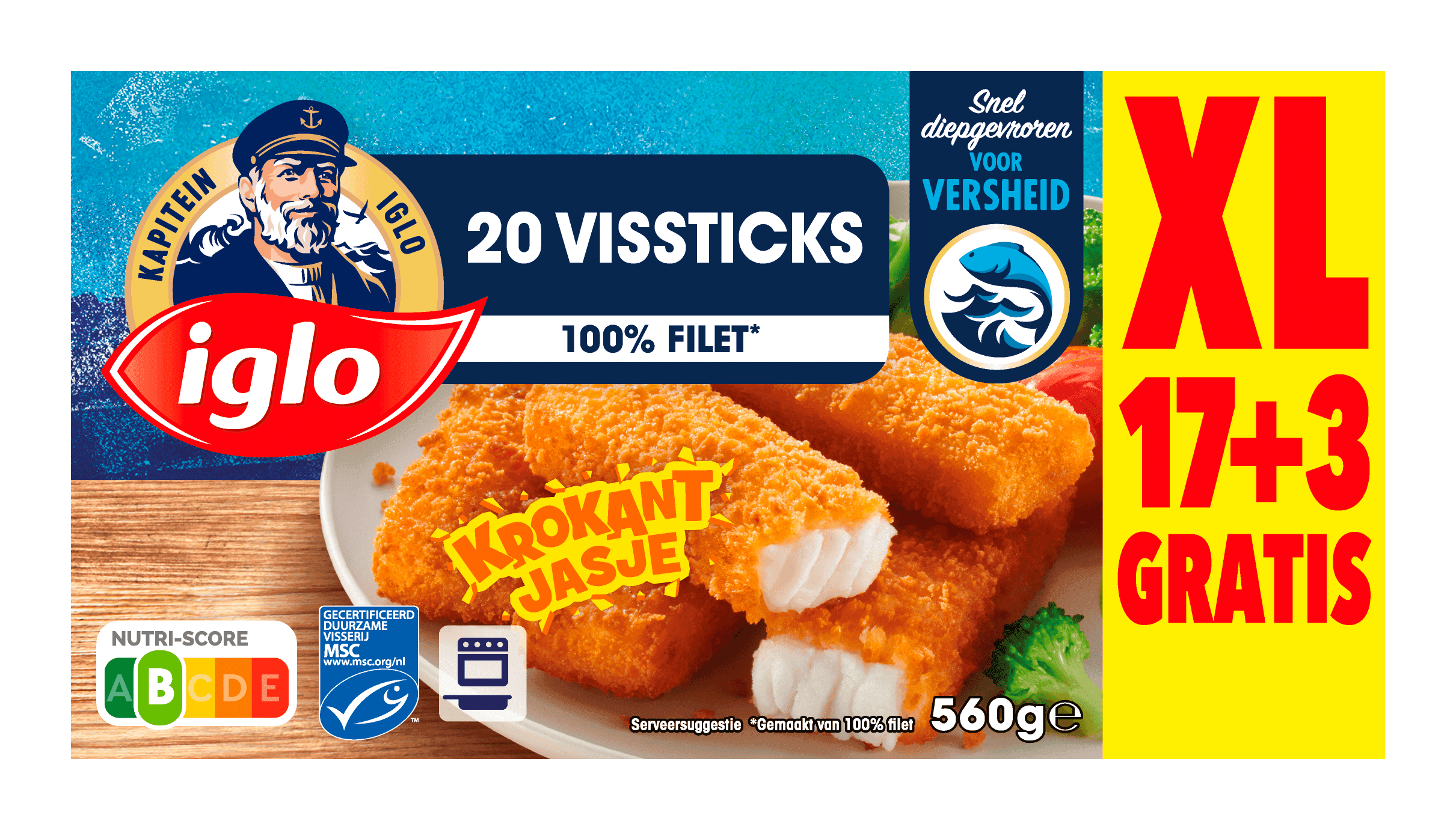 Iglo Vissticks 20 stuks