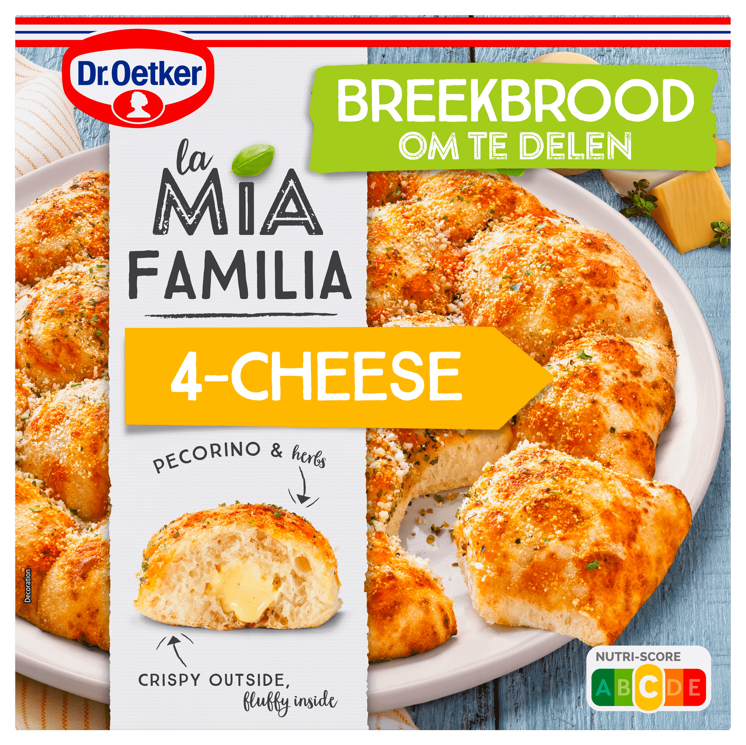 Dr. Oetker La Mia Familia 4 cheese breekbrood