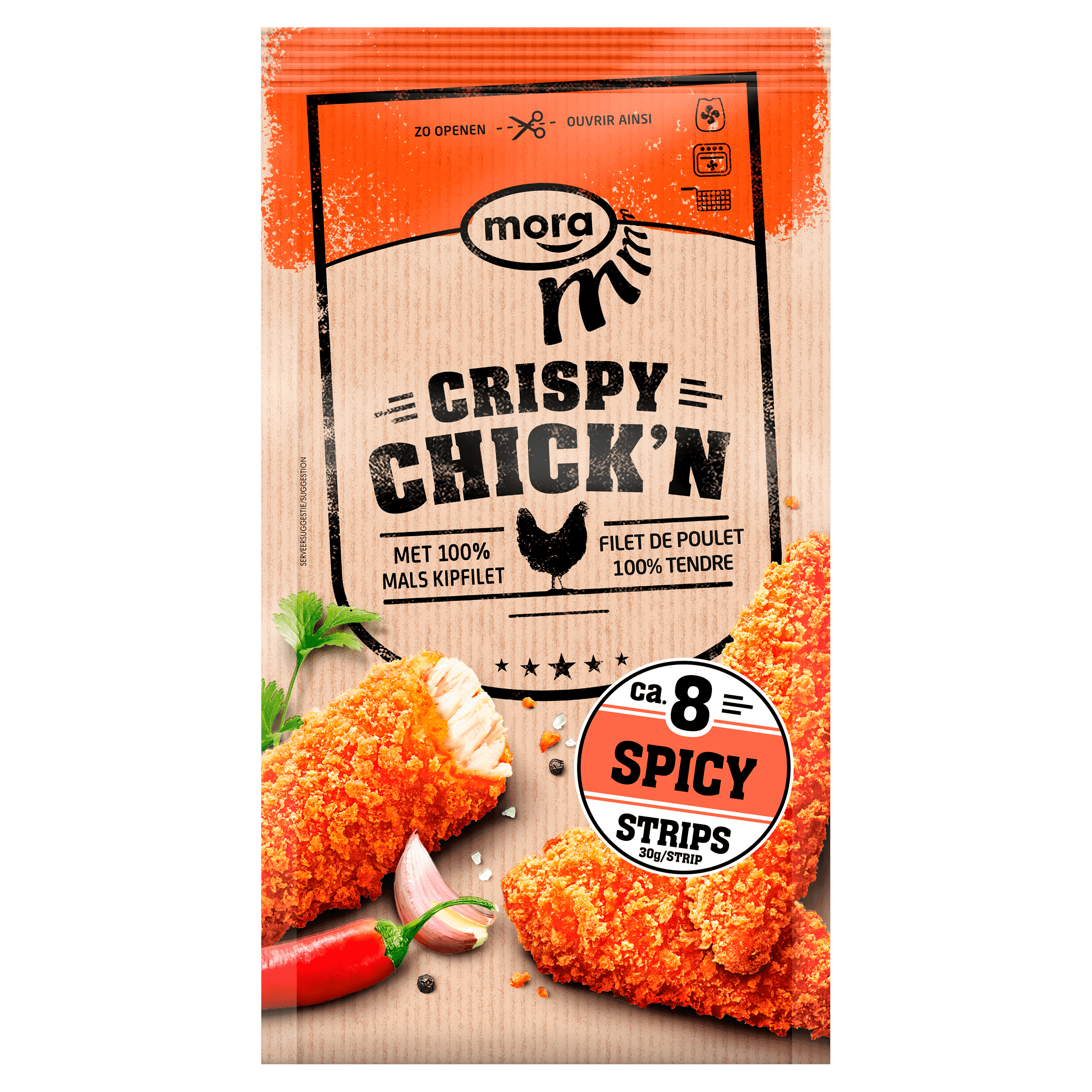 Mora Crispy Chick'n Spicy
