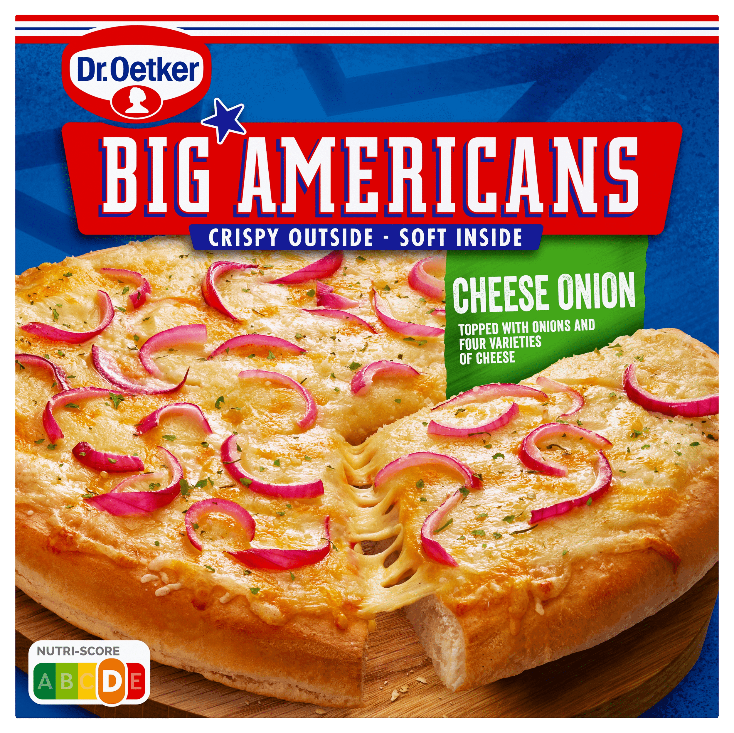 Dr. Oetker Big Americans Cheese Onion