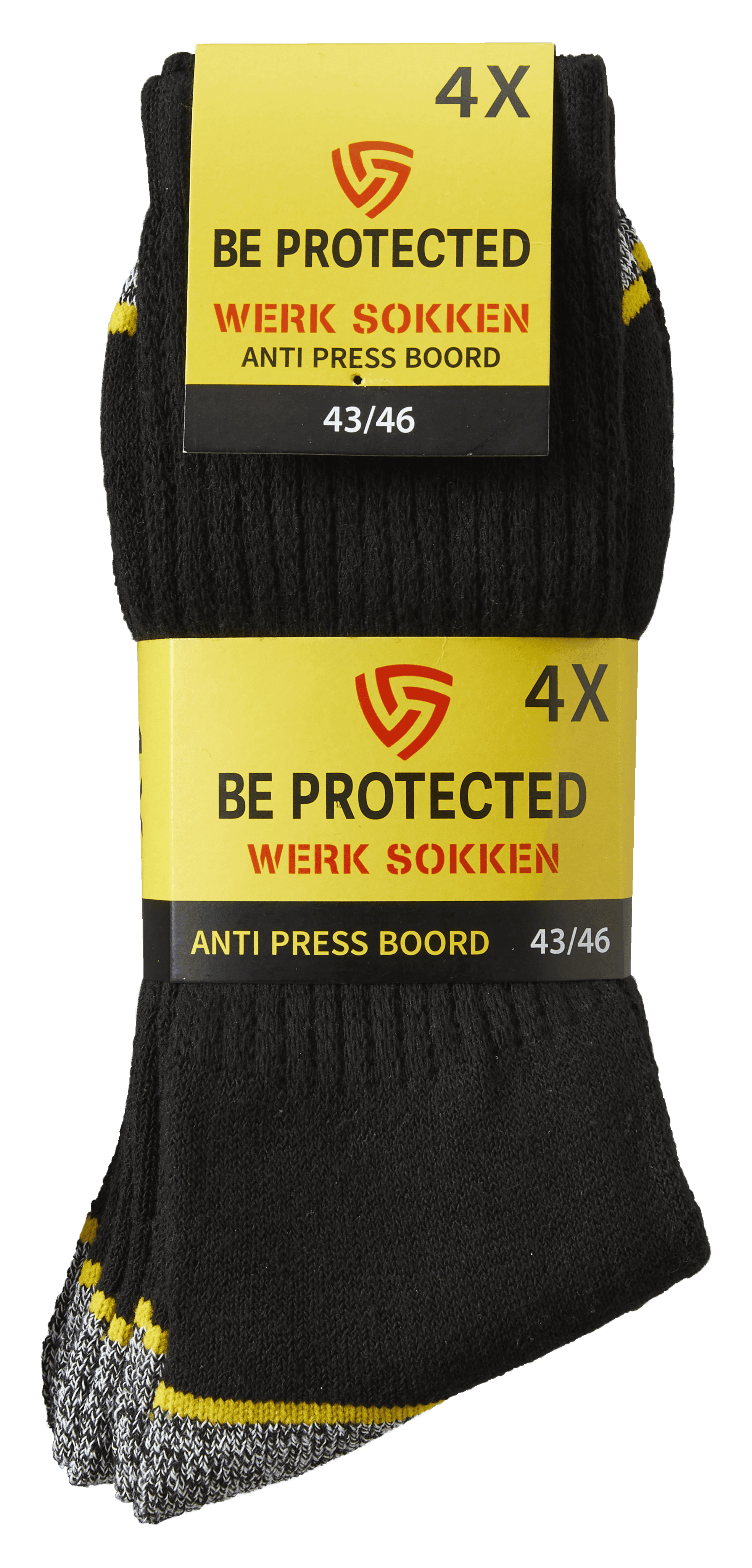 Neutraal 4 pack werksok