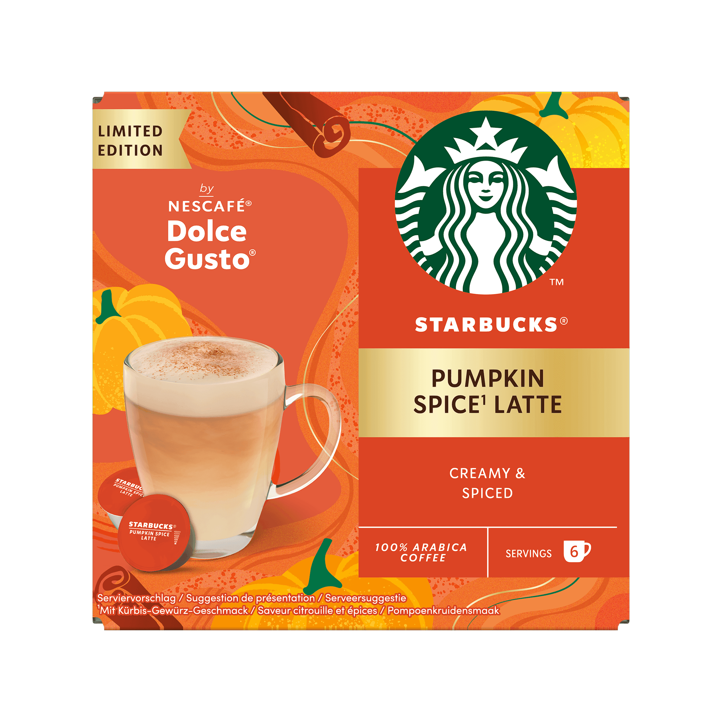 Starbucks Dolce Gusto pumpkin spice latte