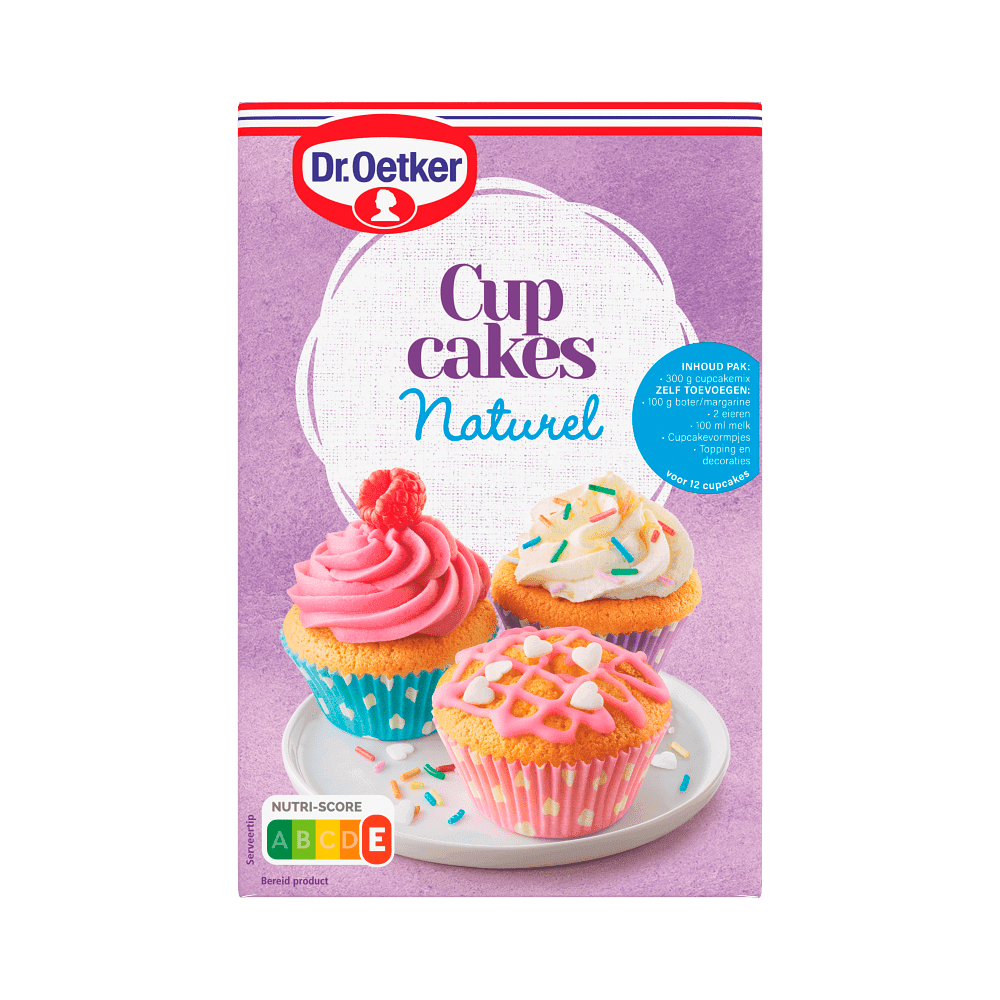 Dr. Oetker Cupcakes naturel bakmix