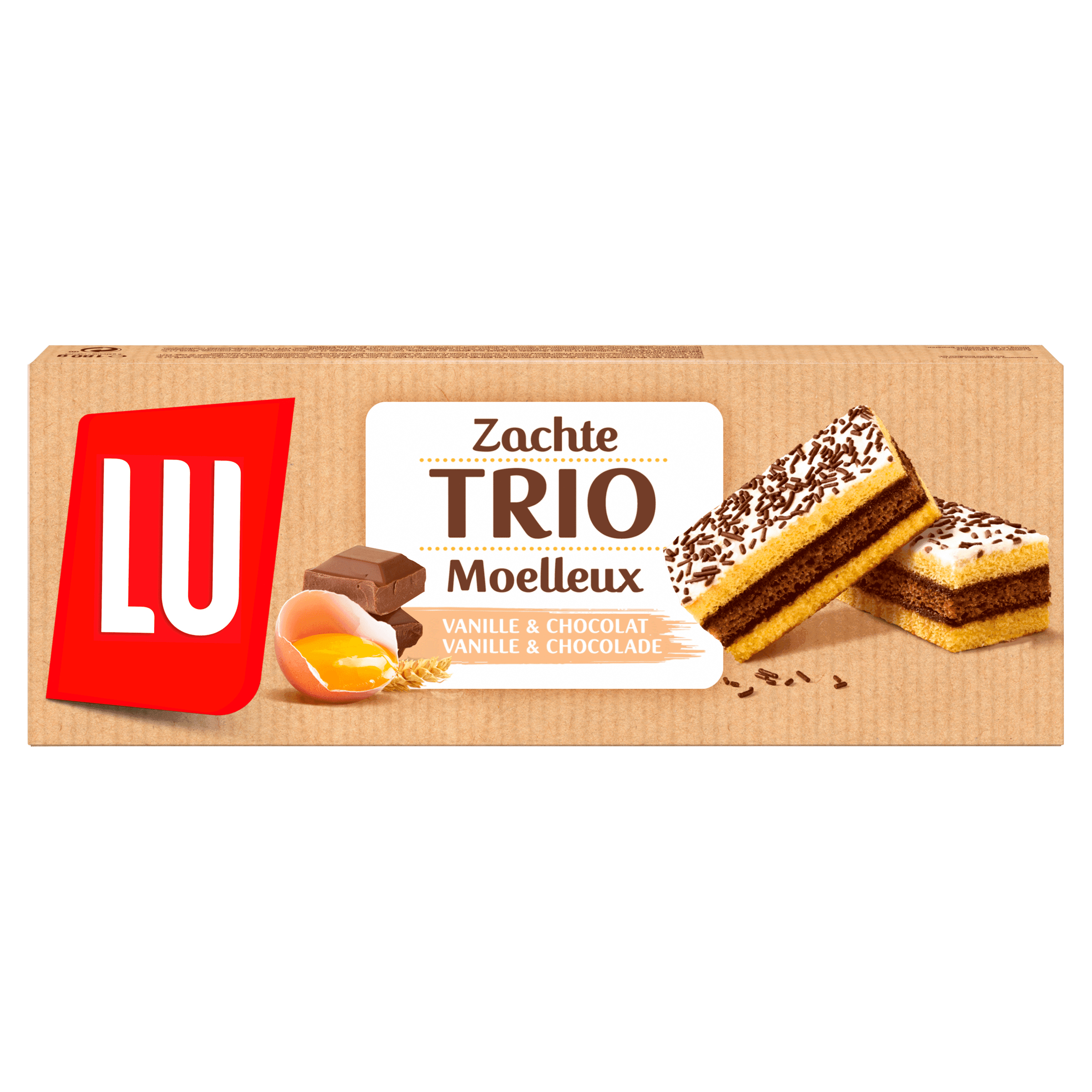 Lu Zachte Trio cake