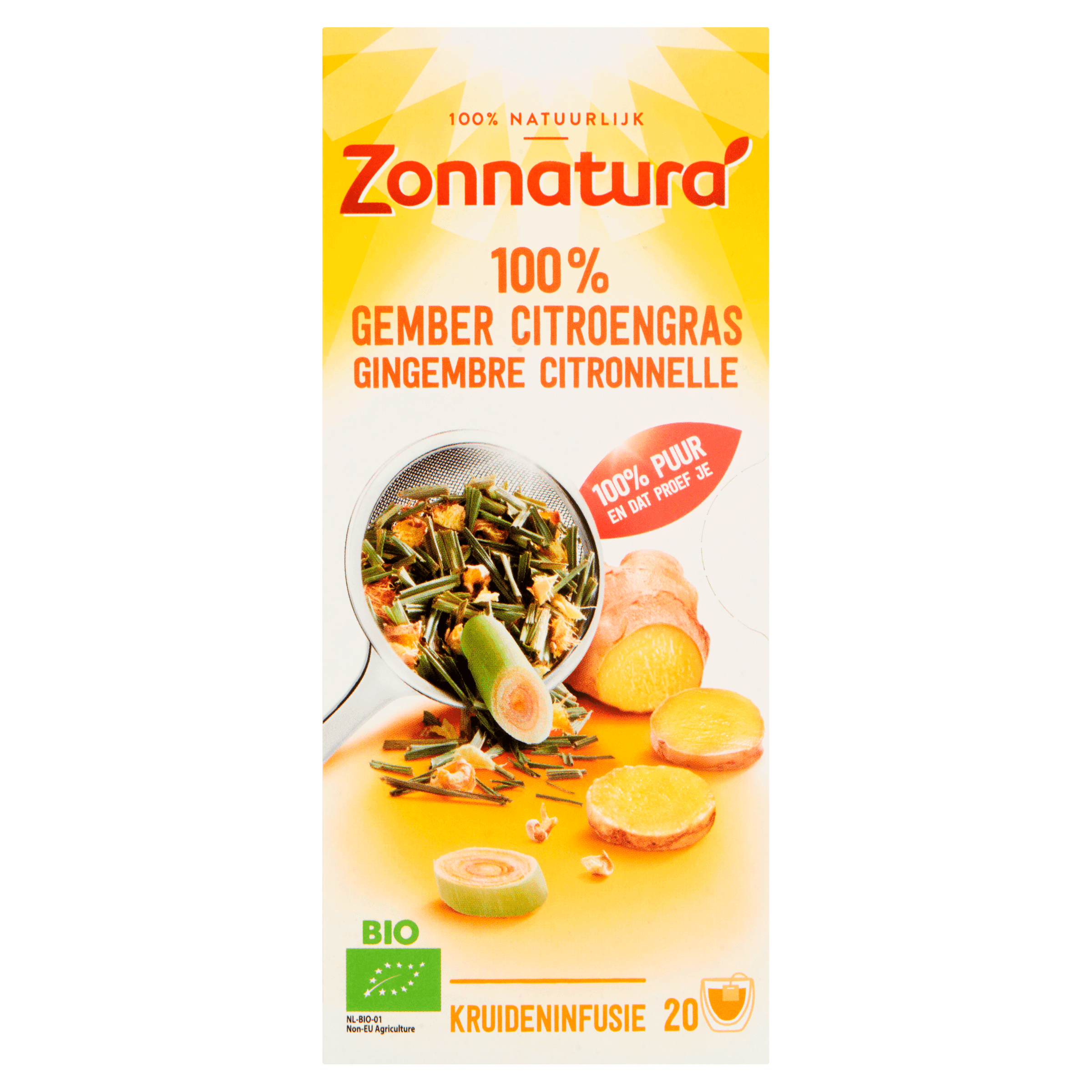 Zonnatura Thee gember 100% bio