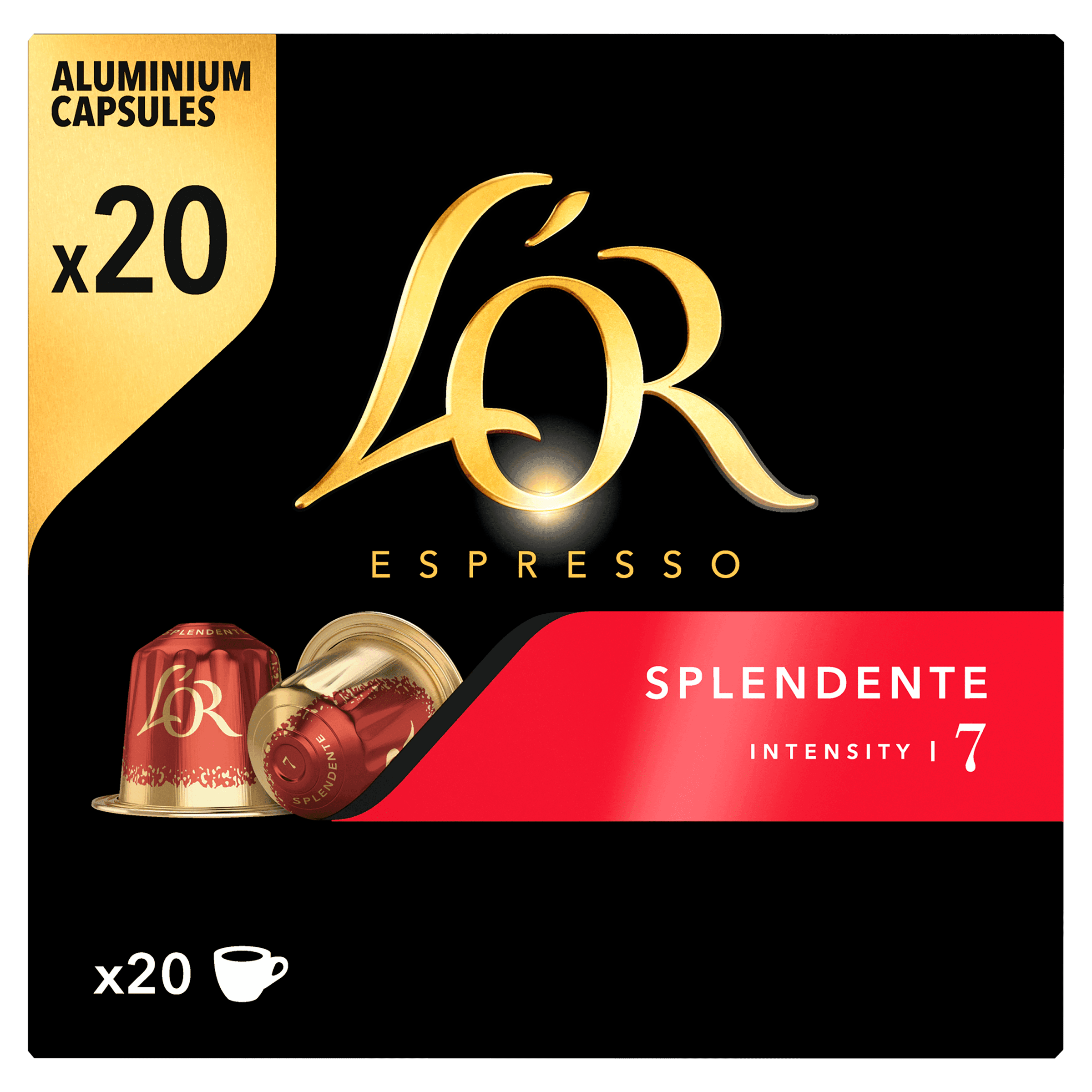 L'Or Espresso capsules splendente sterkte 7
