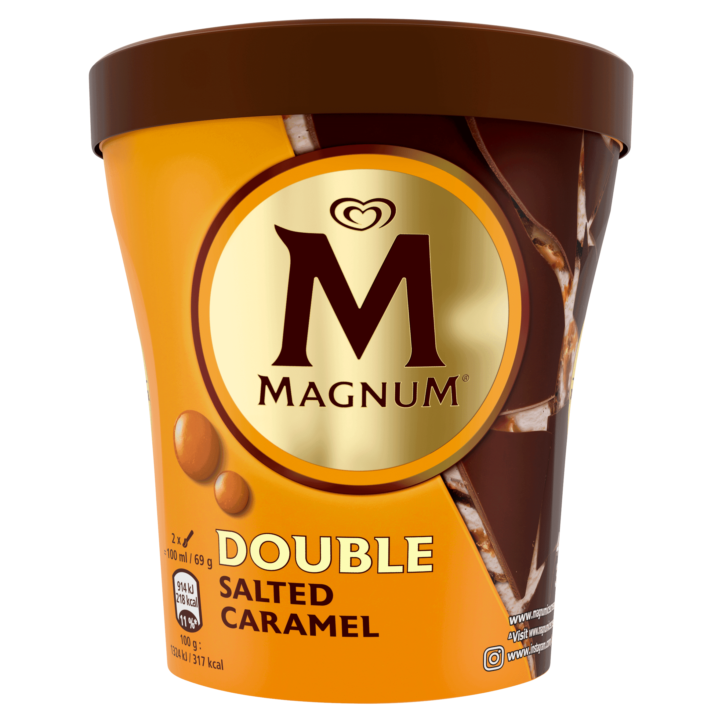 Magnum Pint double seasalt caramel