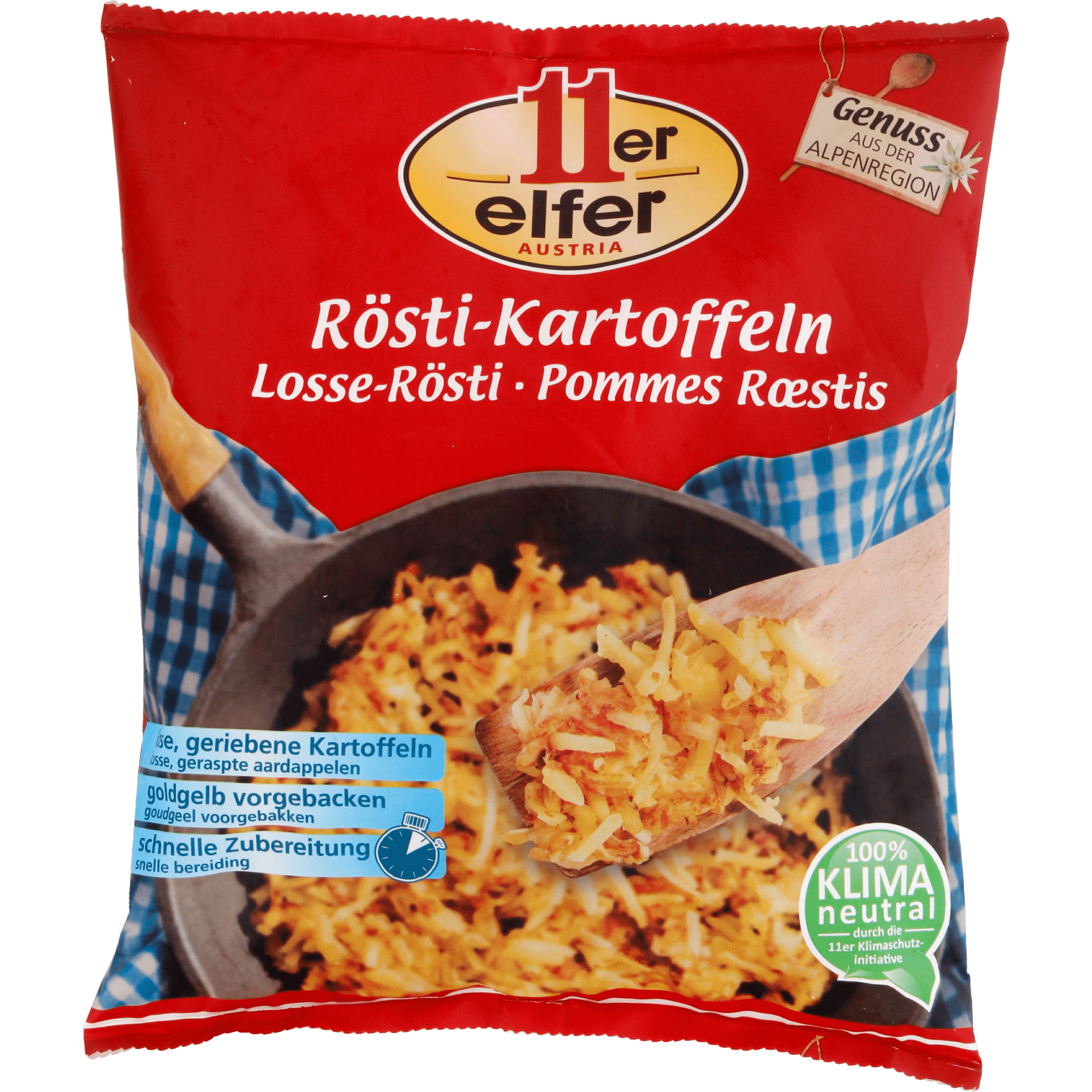 11er Voorgebakken losse Rösti