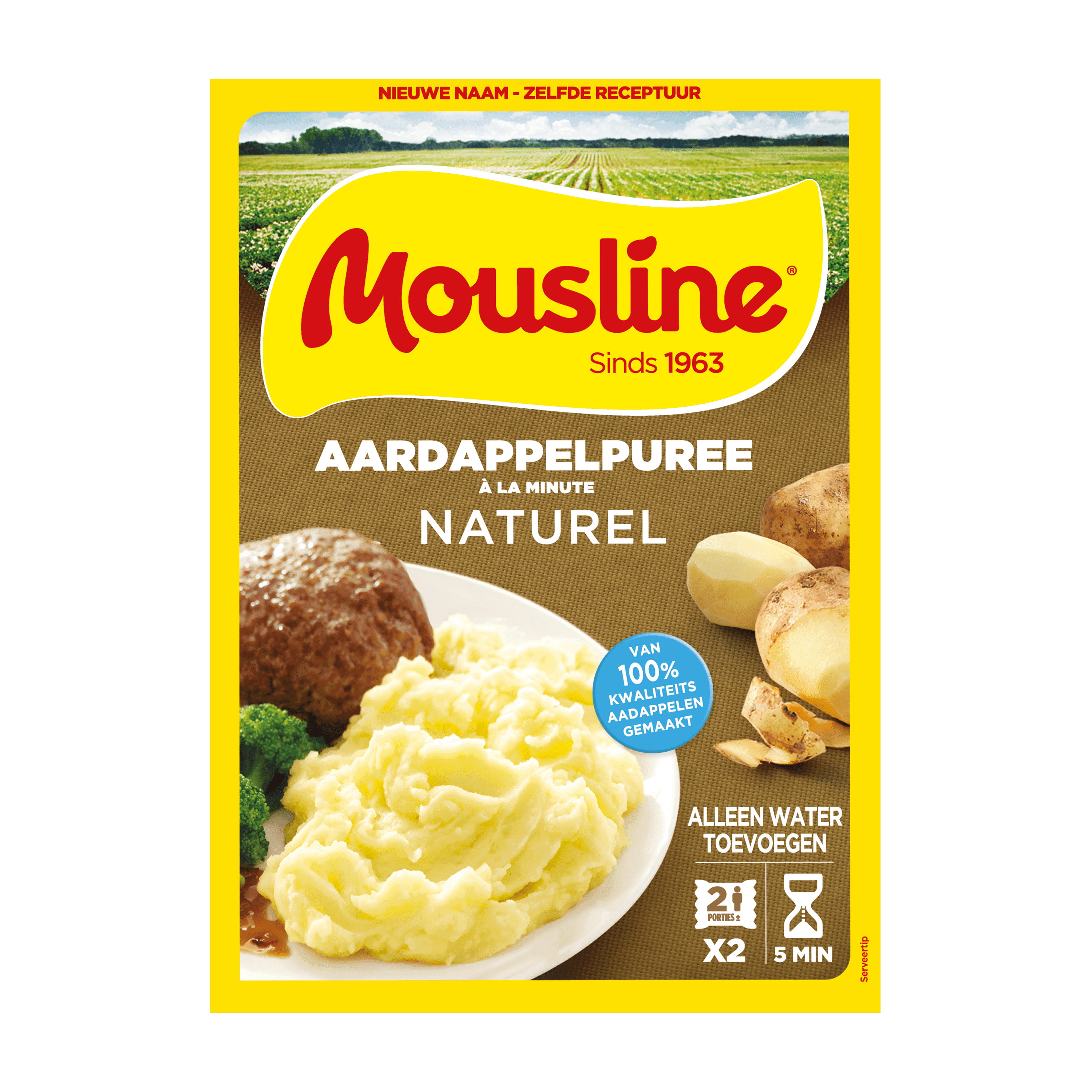 Mousline Aardappelpuree á la minute Naturel