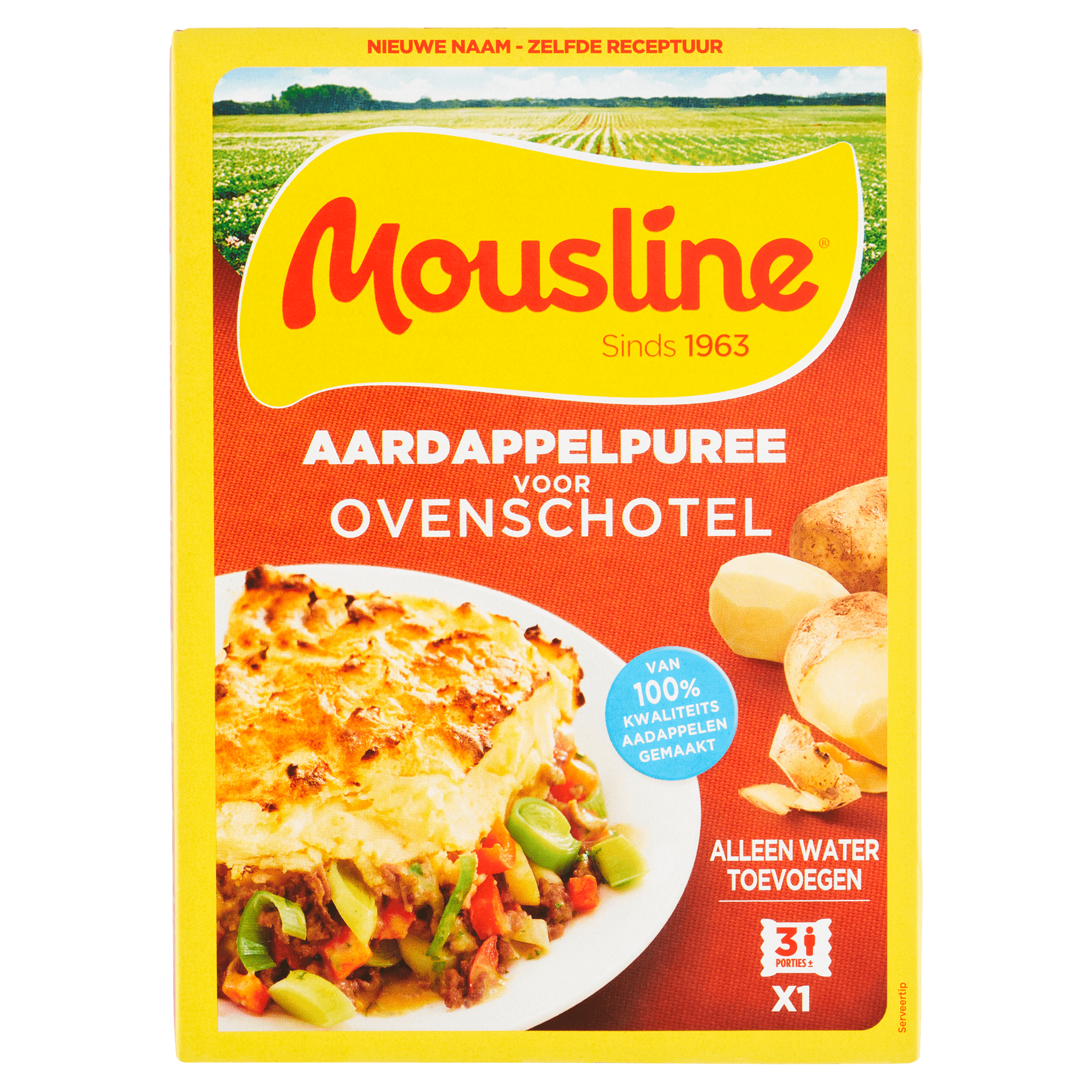 Mousline Aardappelpuree voor Ovenschotel