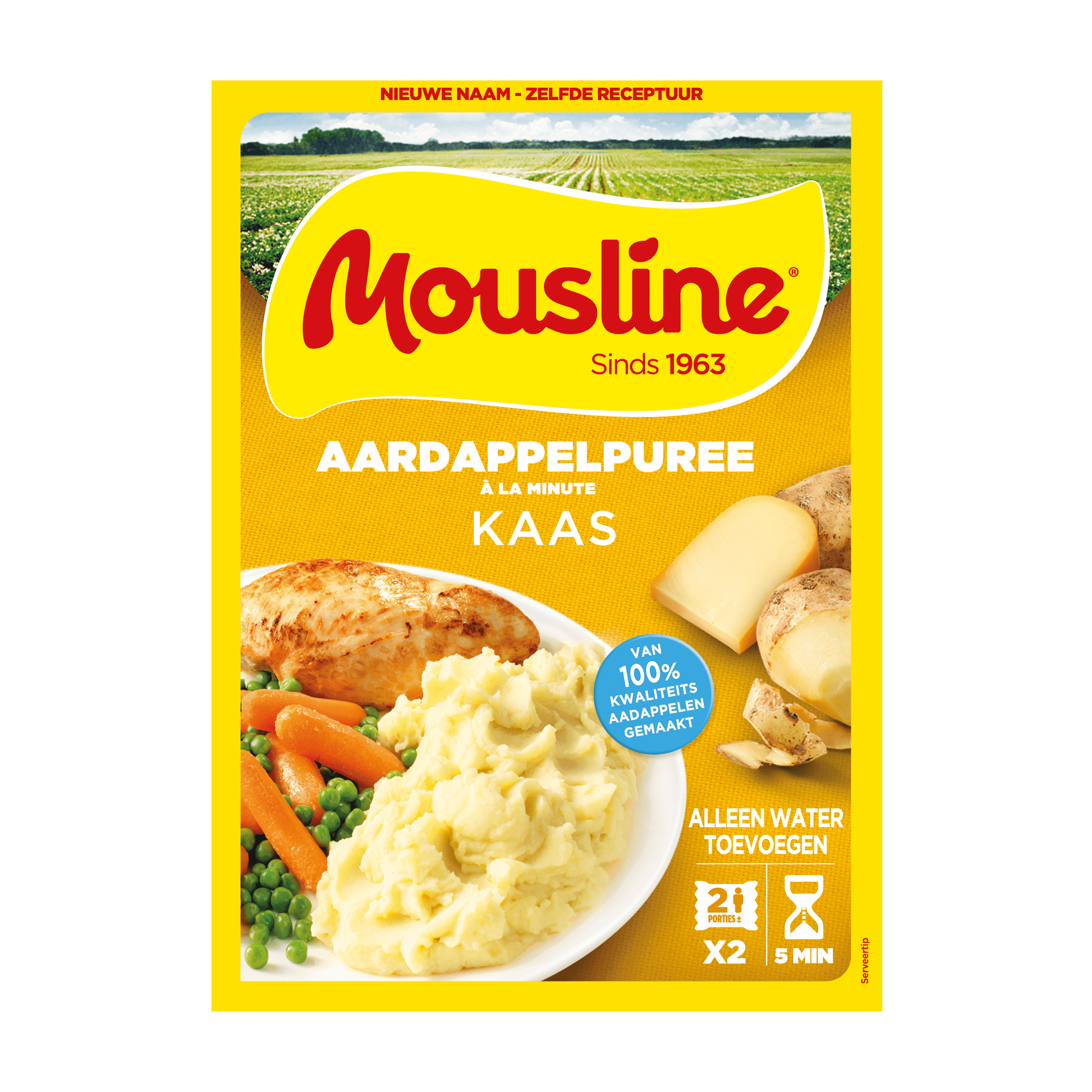 Mousline Aardappelpuree Kaas