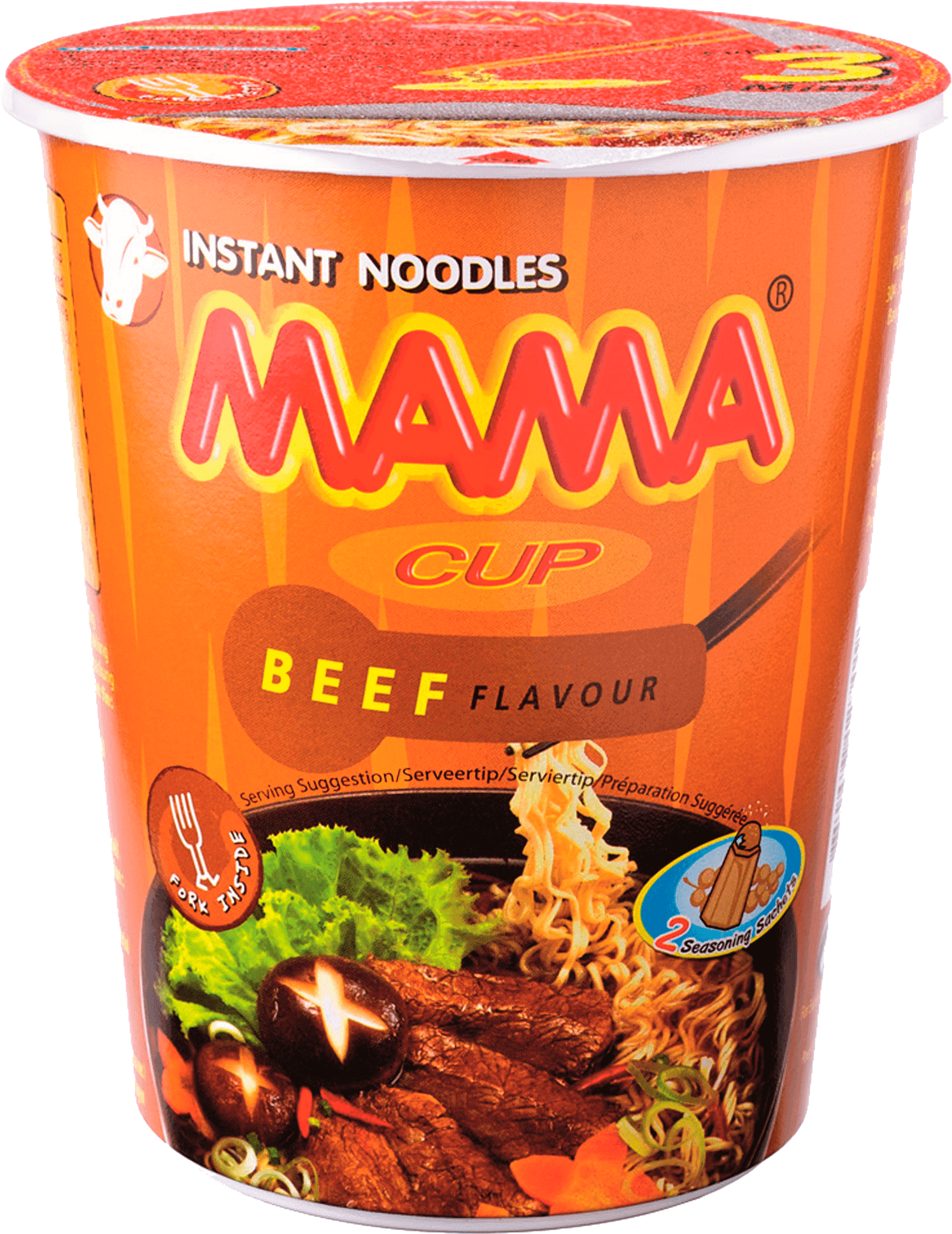 Mama Instant Cup Noedels Rundvlees