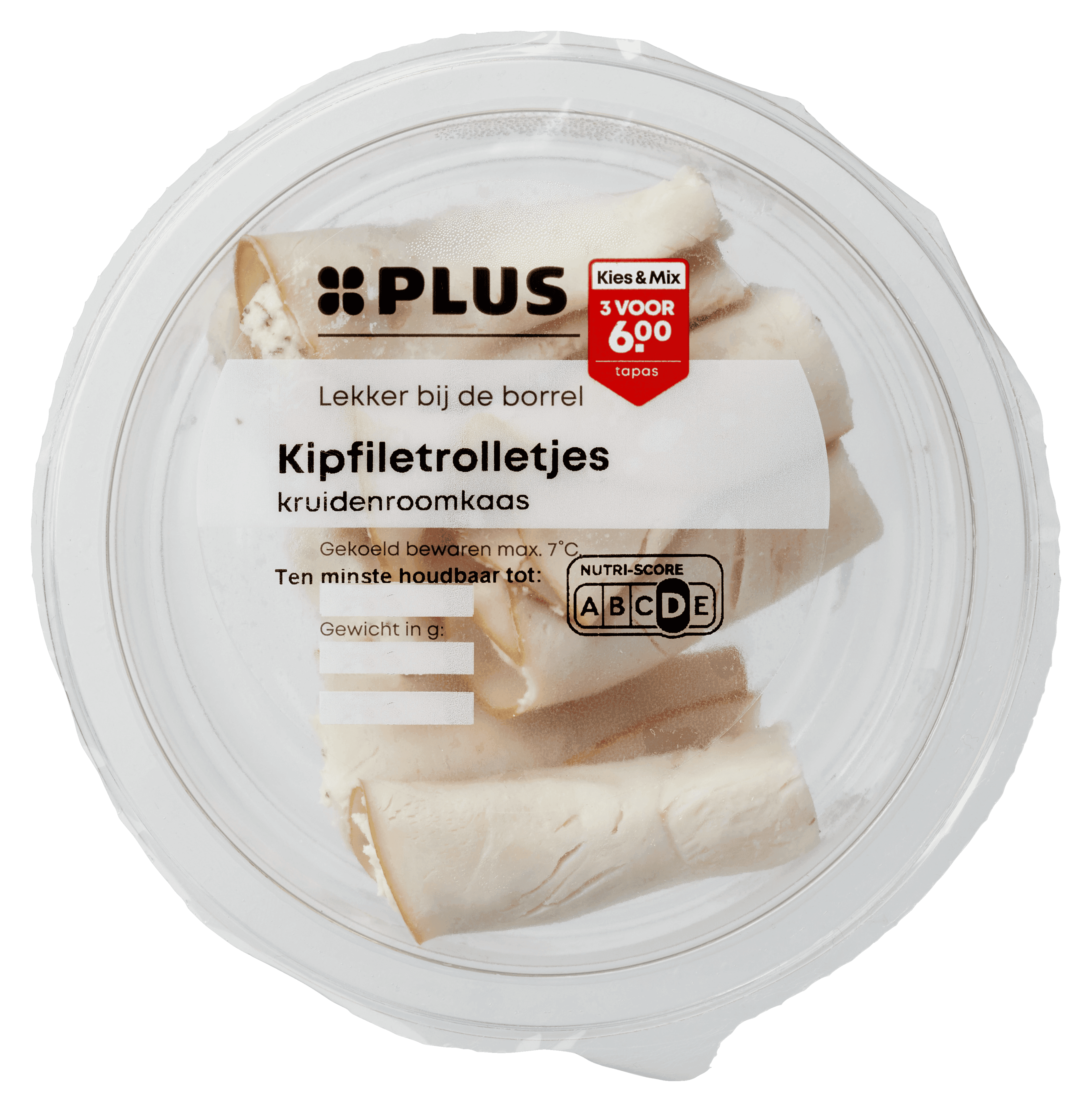 PLUS Kipfiletrolletjes kruiden roomkaas