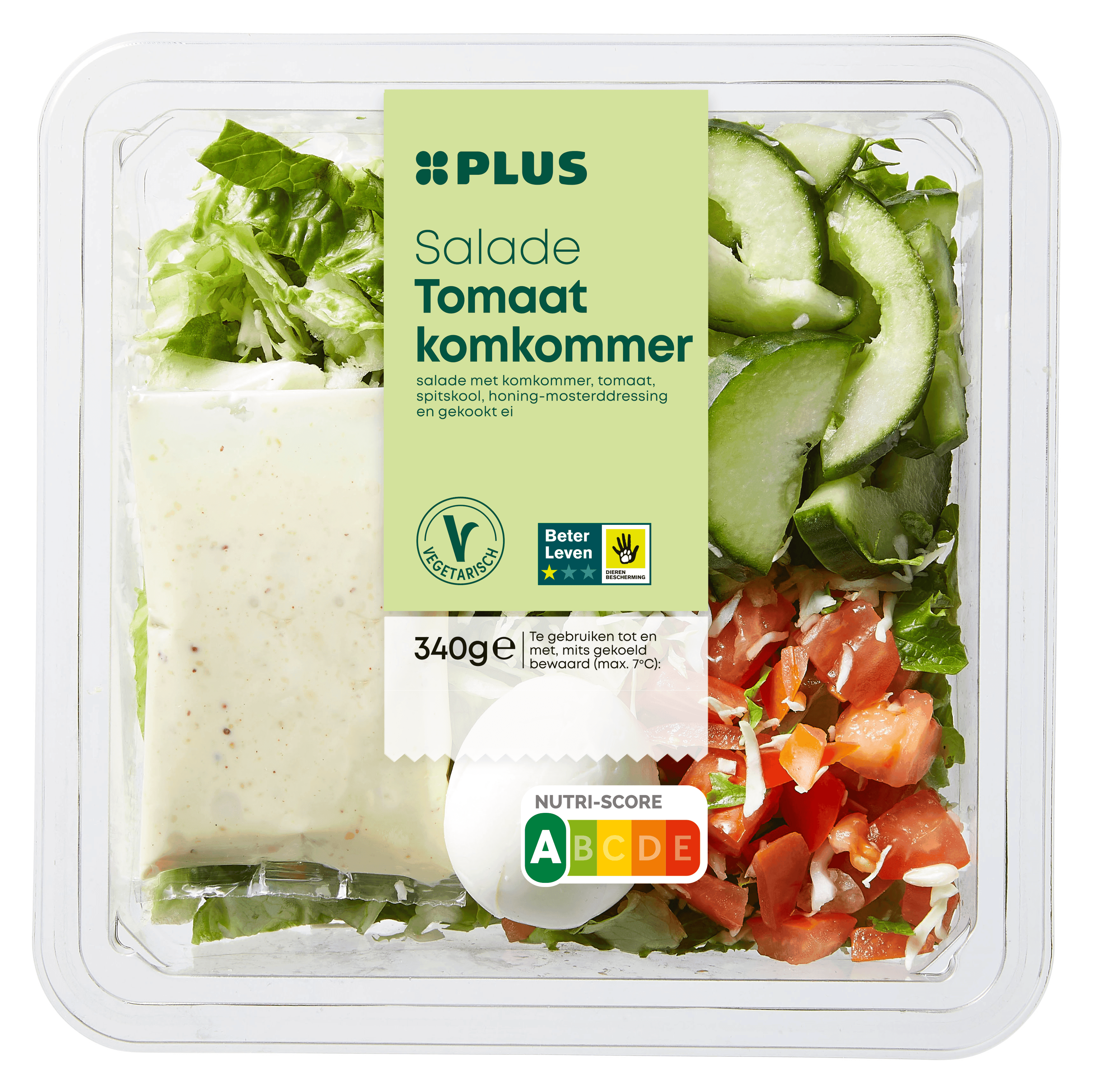 PLUS Salade Tomaat Komkommer