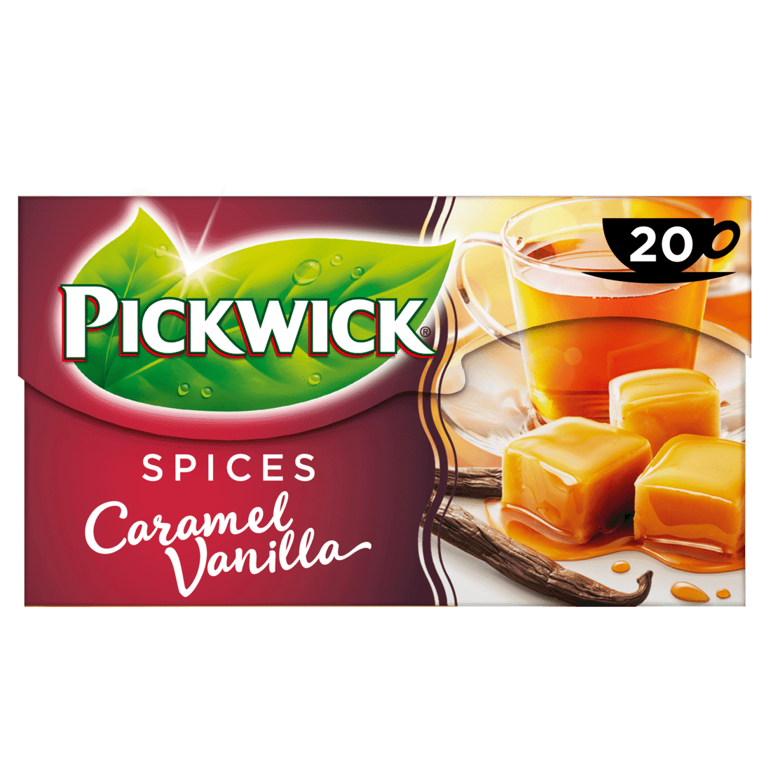 Pickwick Spices caramel vanilla zwarte thee
