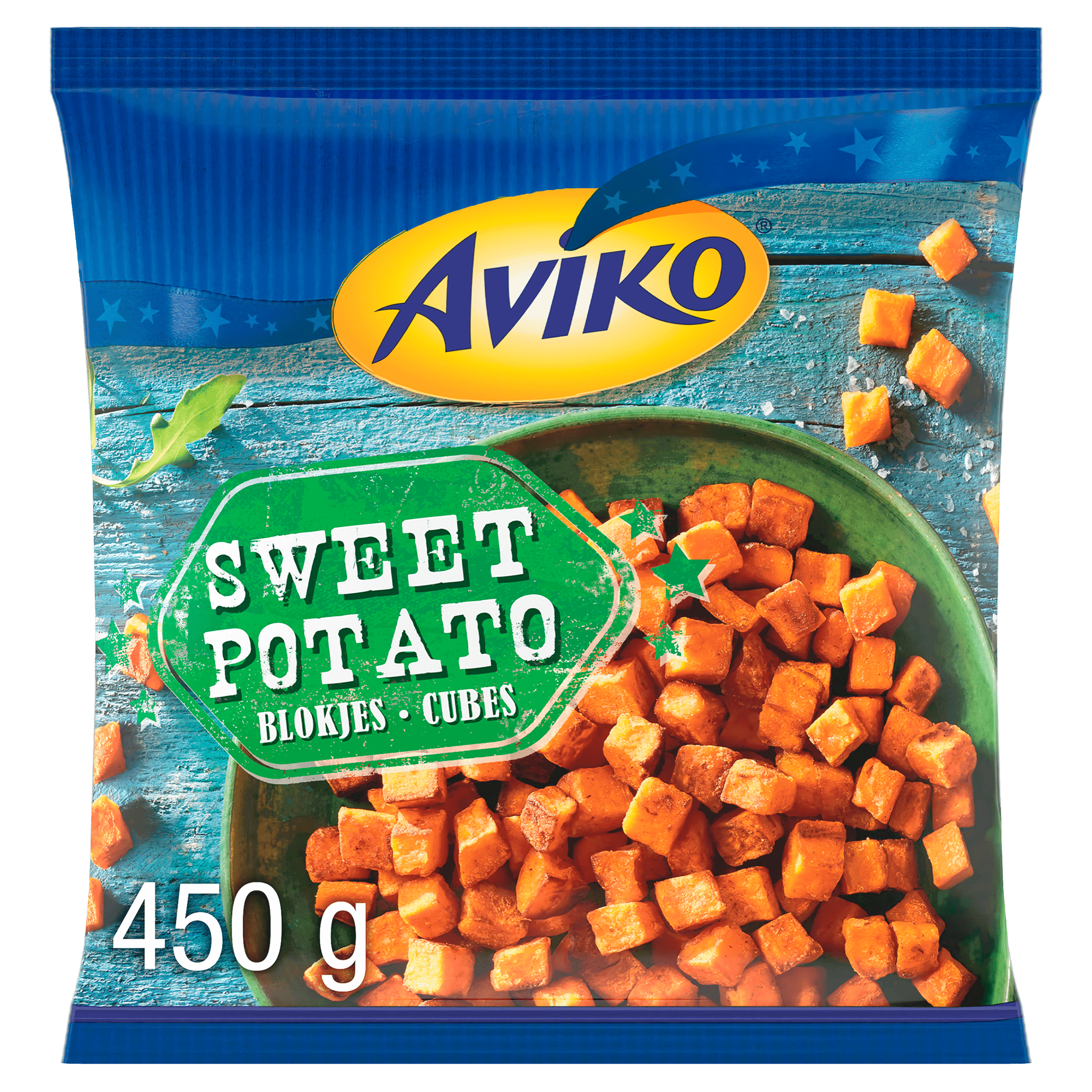 Aviko Zoete Aardappel Blokjes