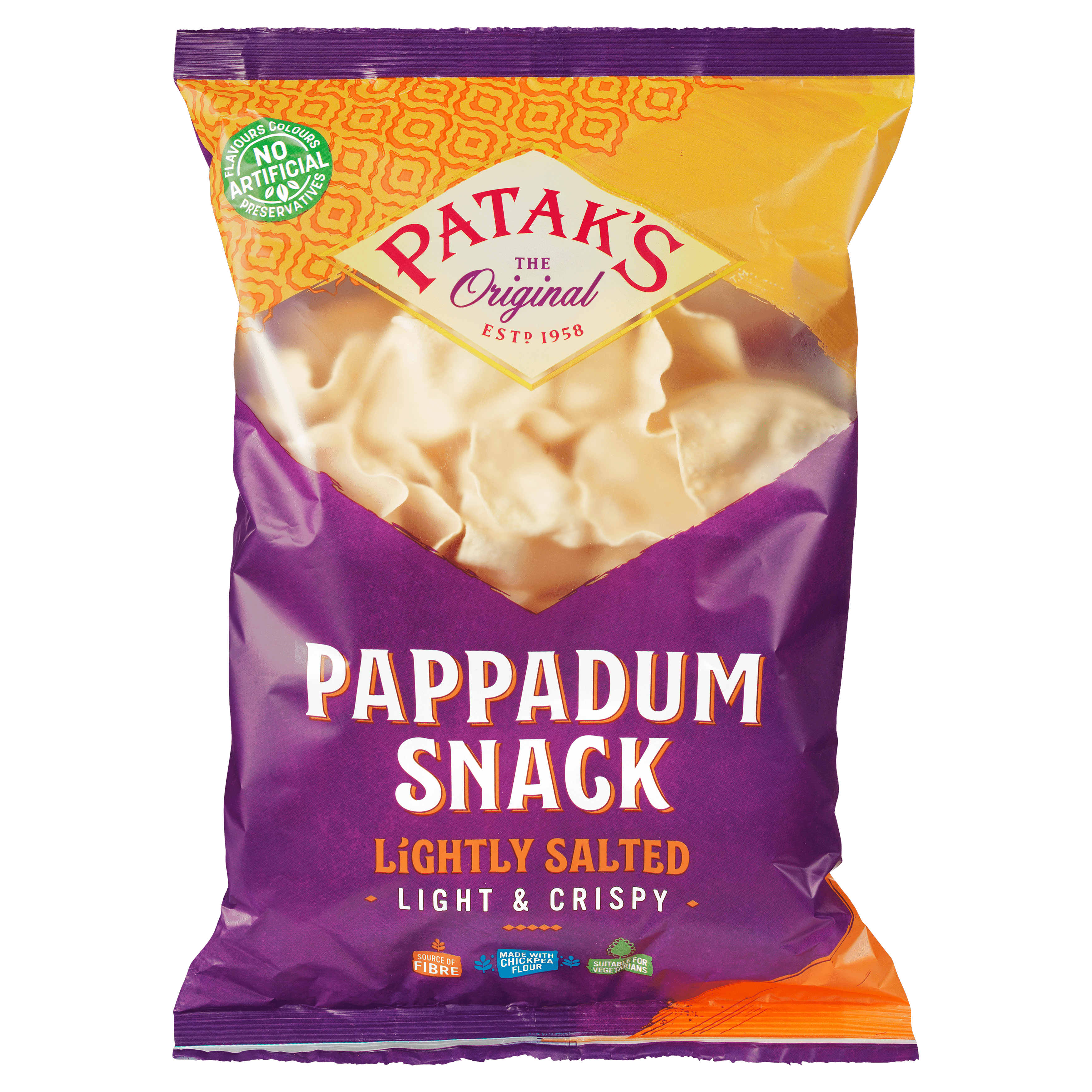 Patak's Indiase snack Pappadum snack