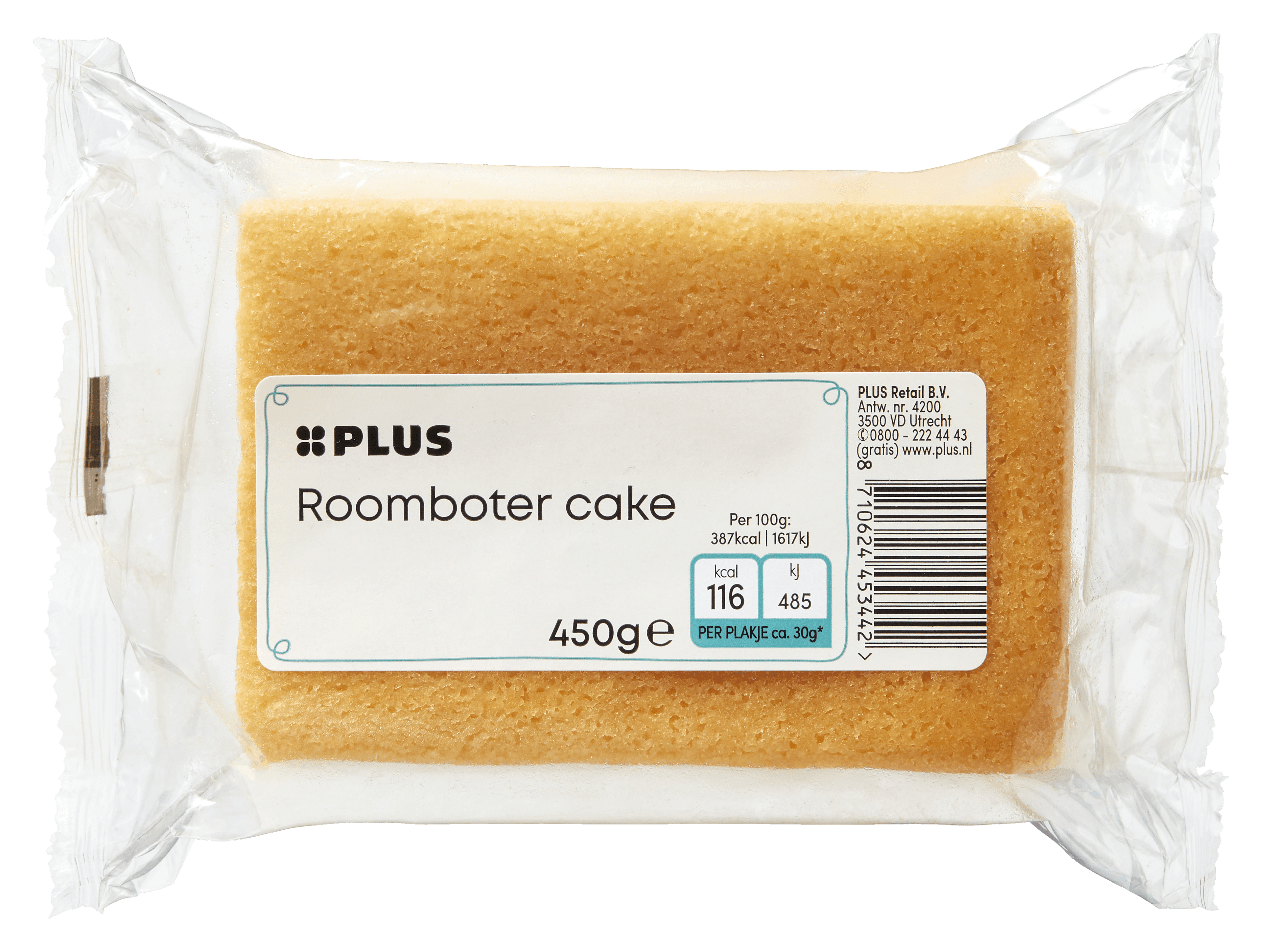 PLUS Naturel cake roomboter