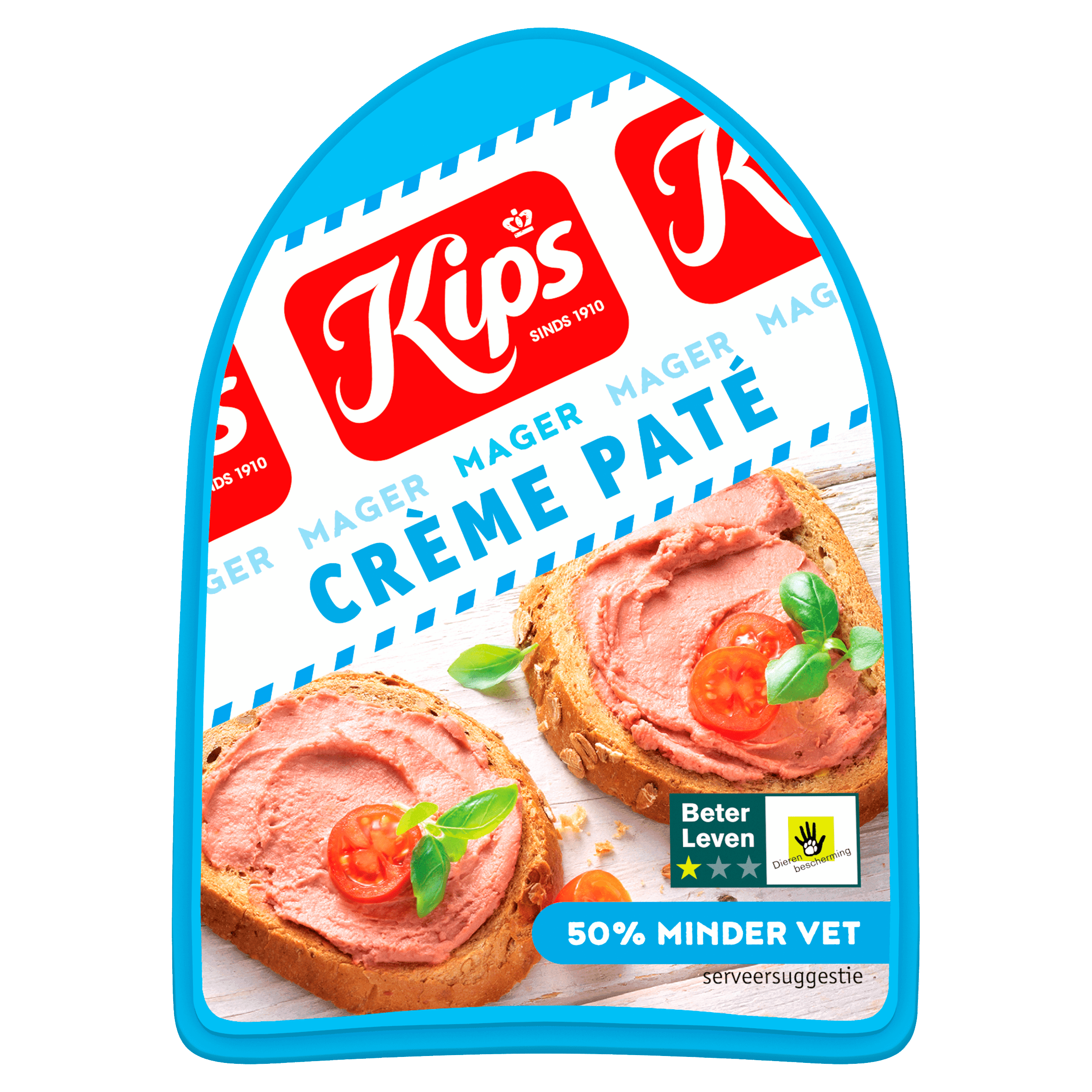 Kips Magere smeerpaté creme