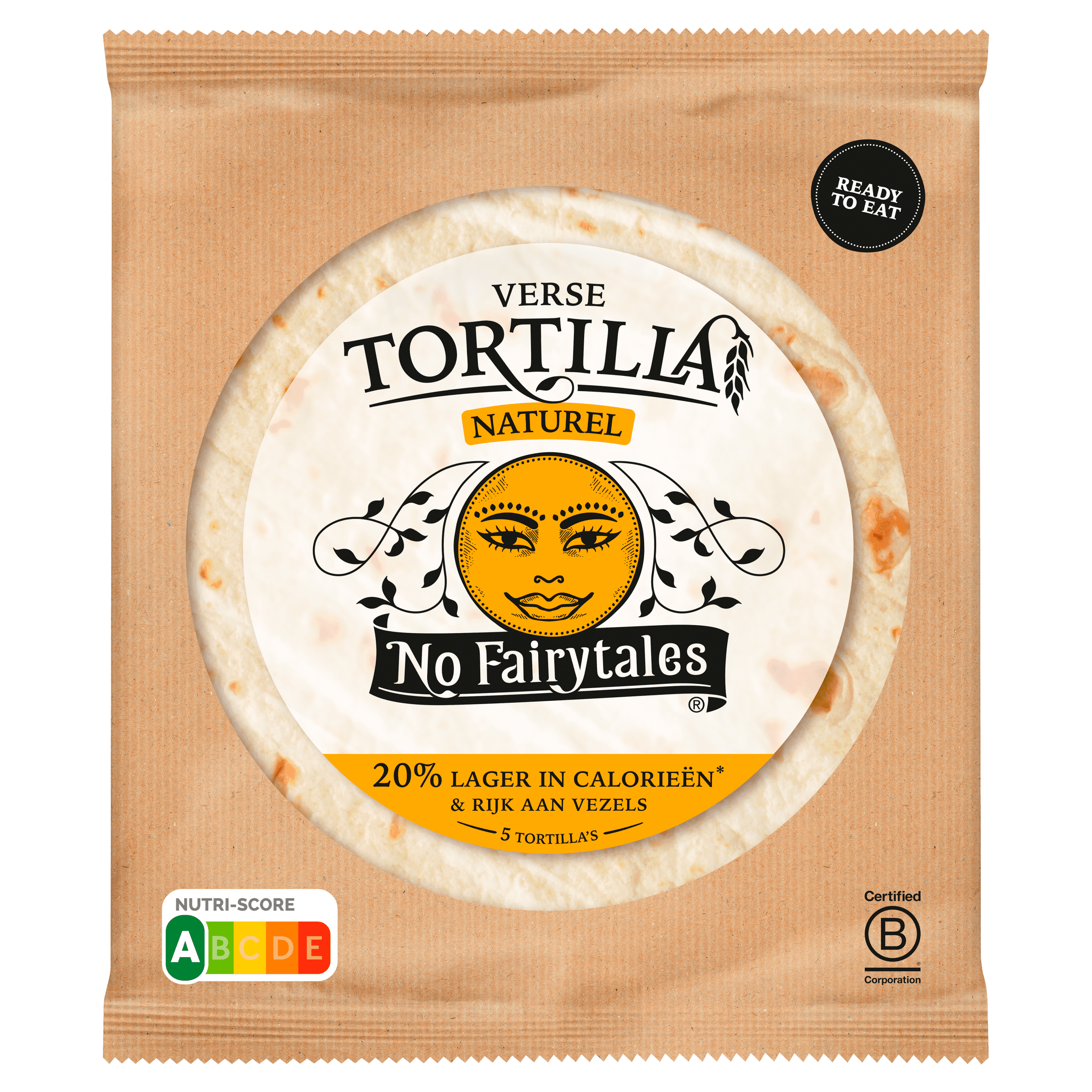 No Fairytales Naturel tortilla