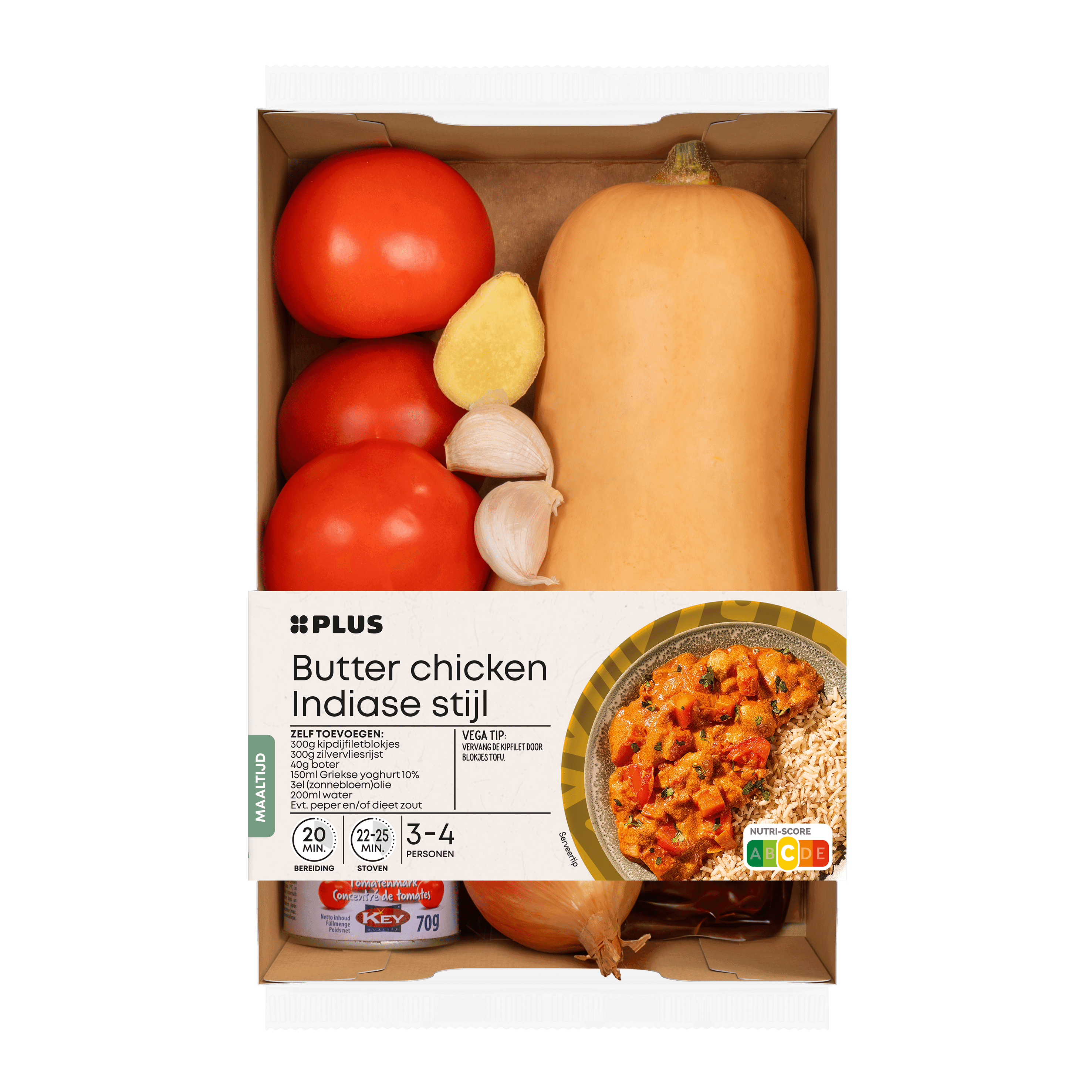 PLUS Verspakket Indiase butter chicken