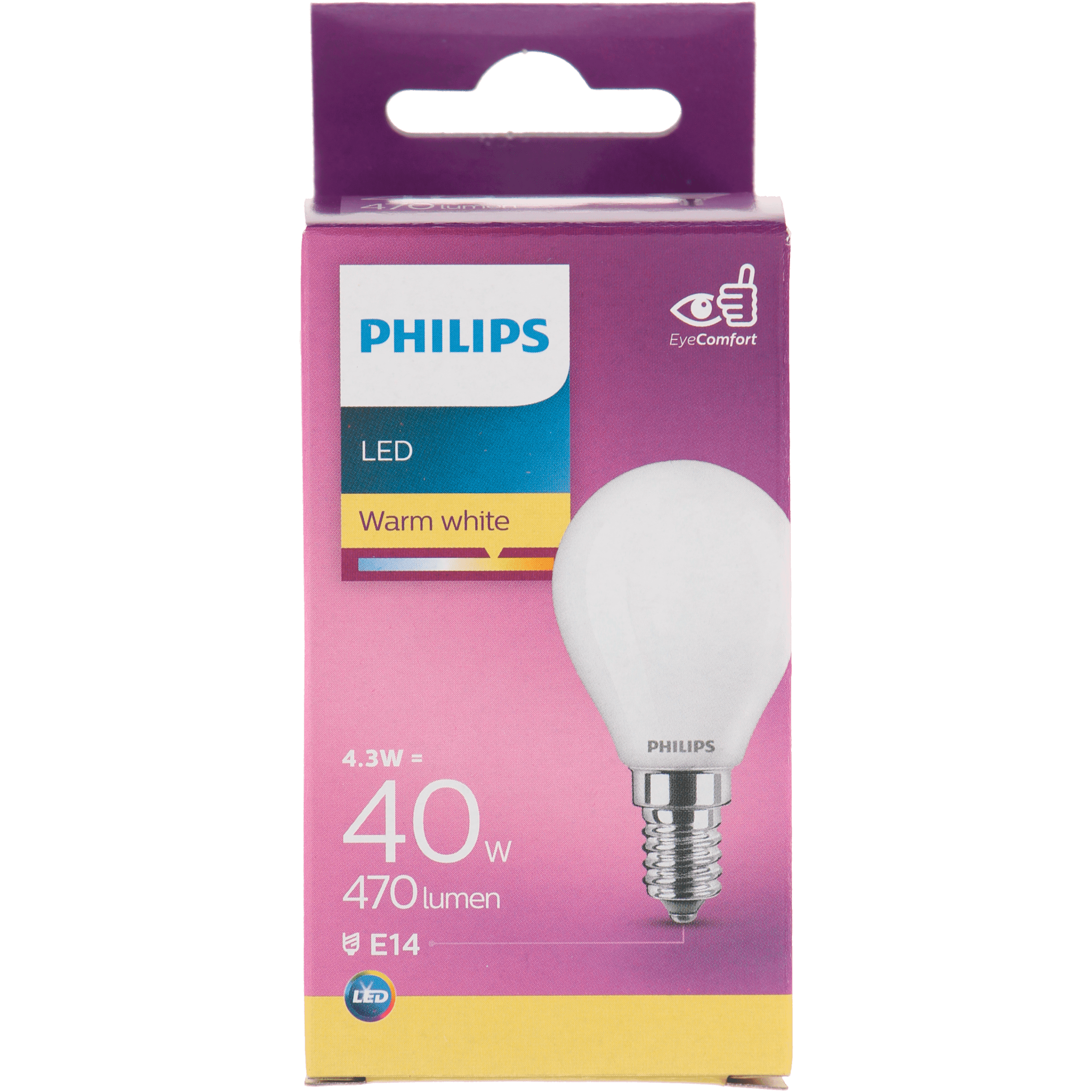 Philips LED kogel 40W E14