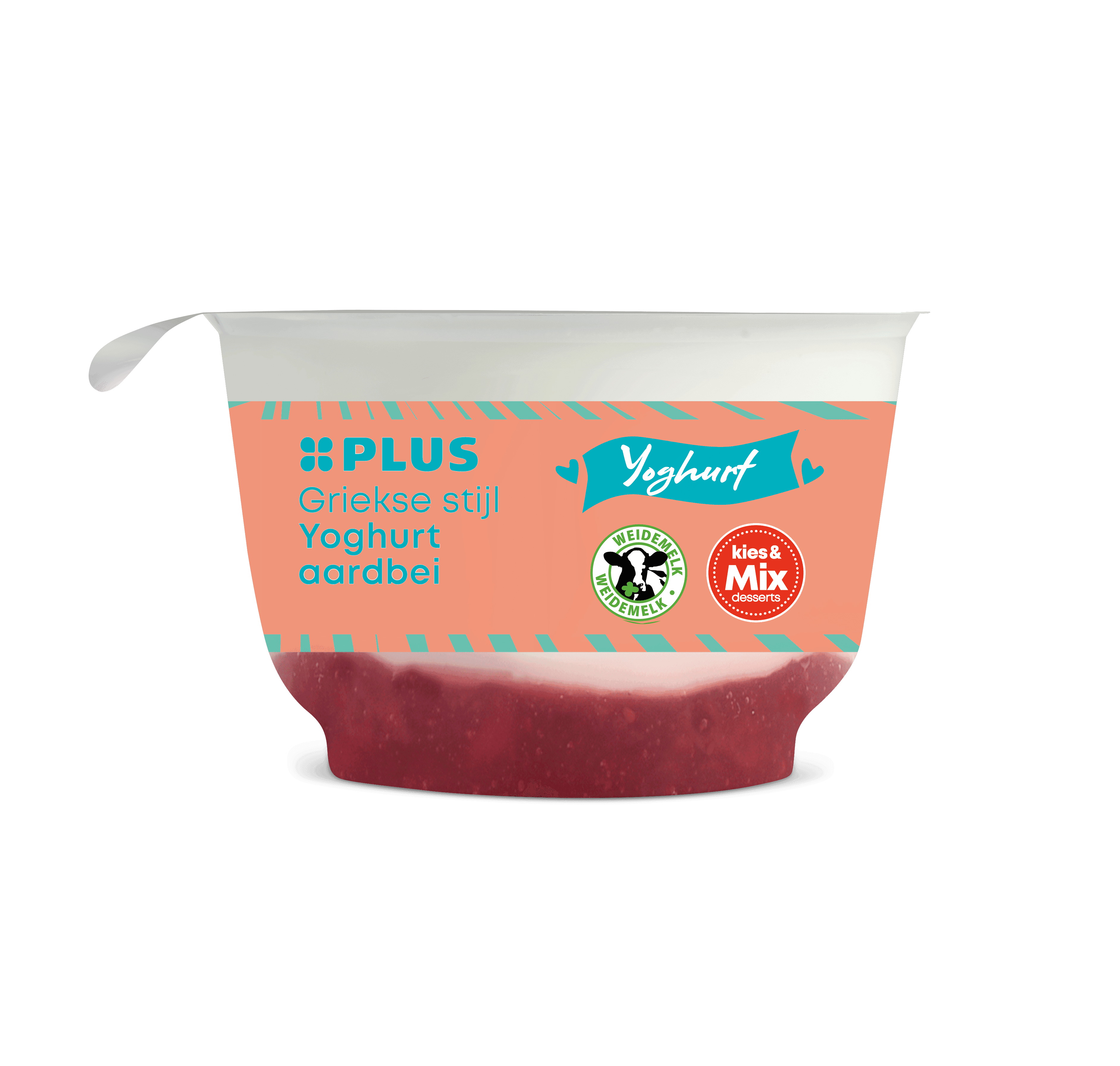 PLUS Griekse stijl yoghurt aardbei