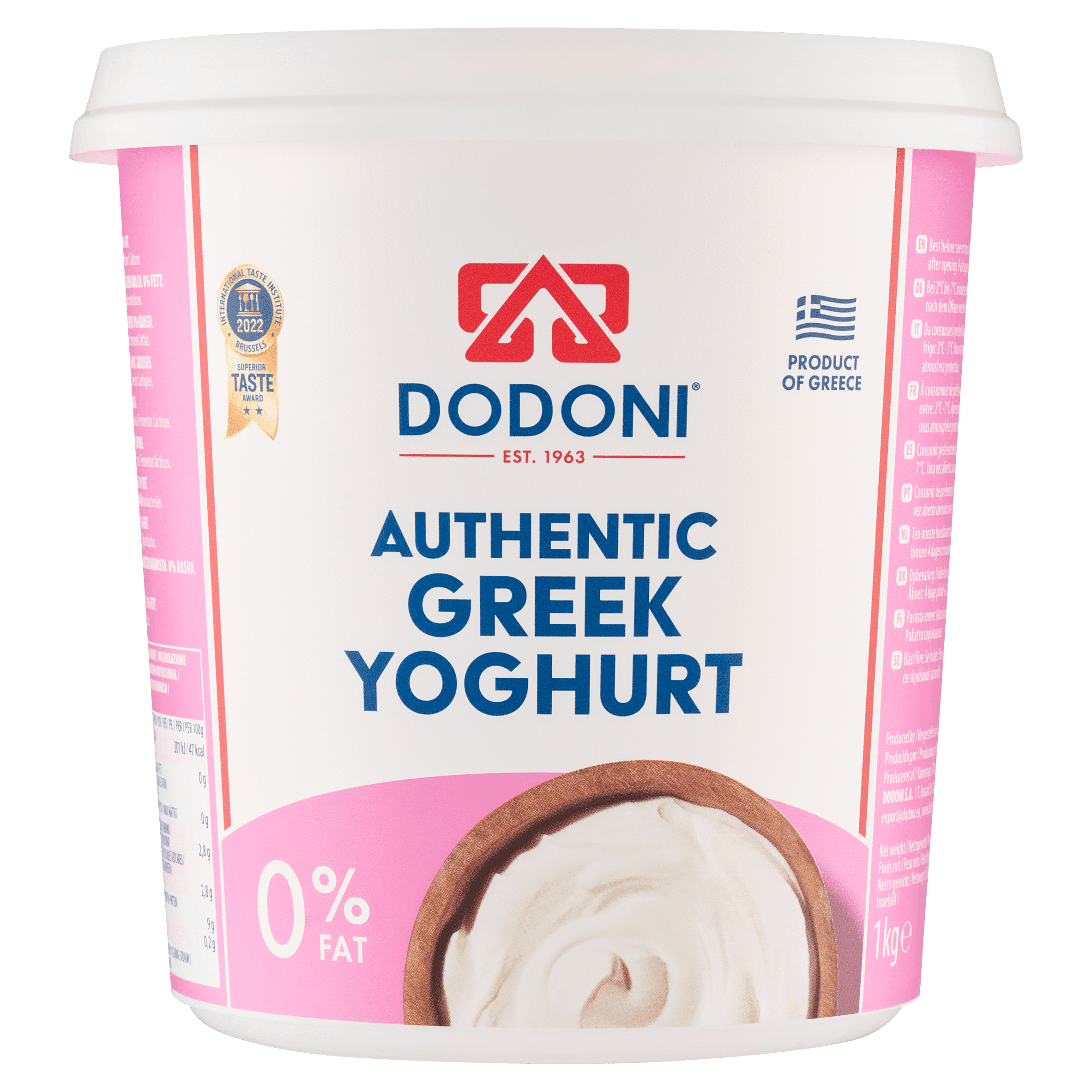 Dodoni Griekse yoghurt 0%