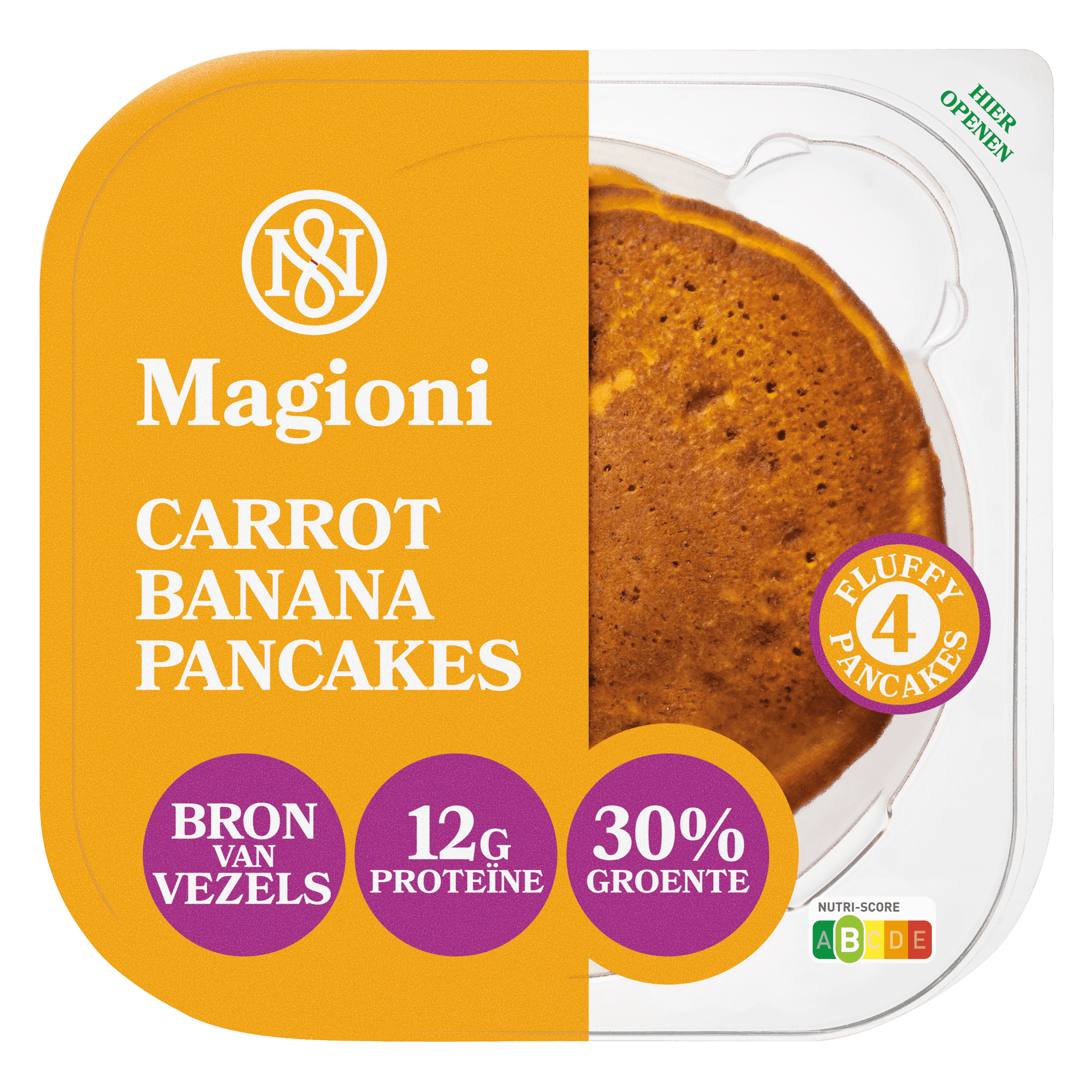 Magioni Carrot banana pancakes