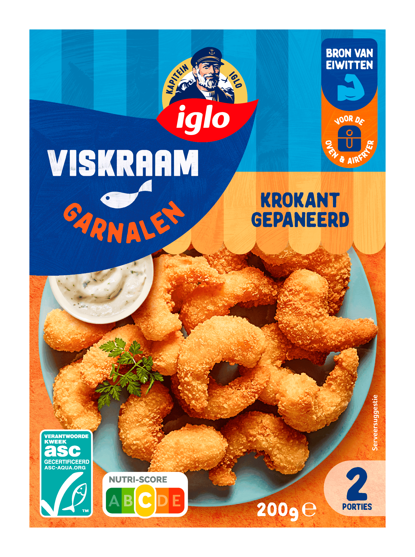 Iglo Viskraam Gebakken Garnalen Kro